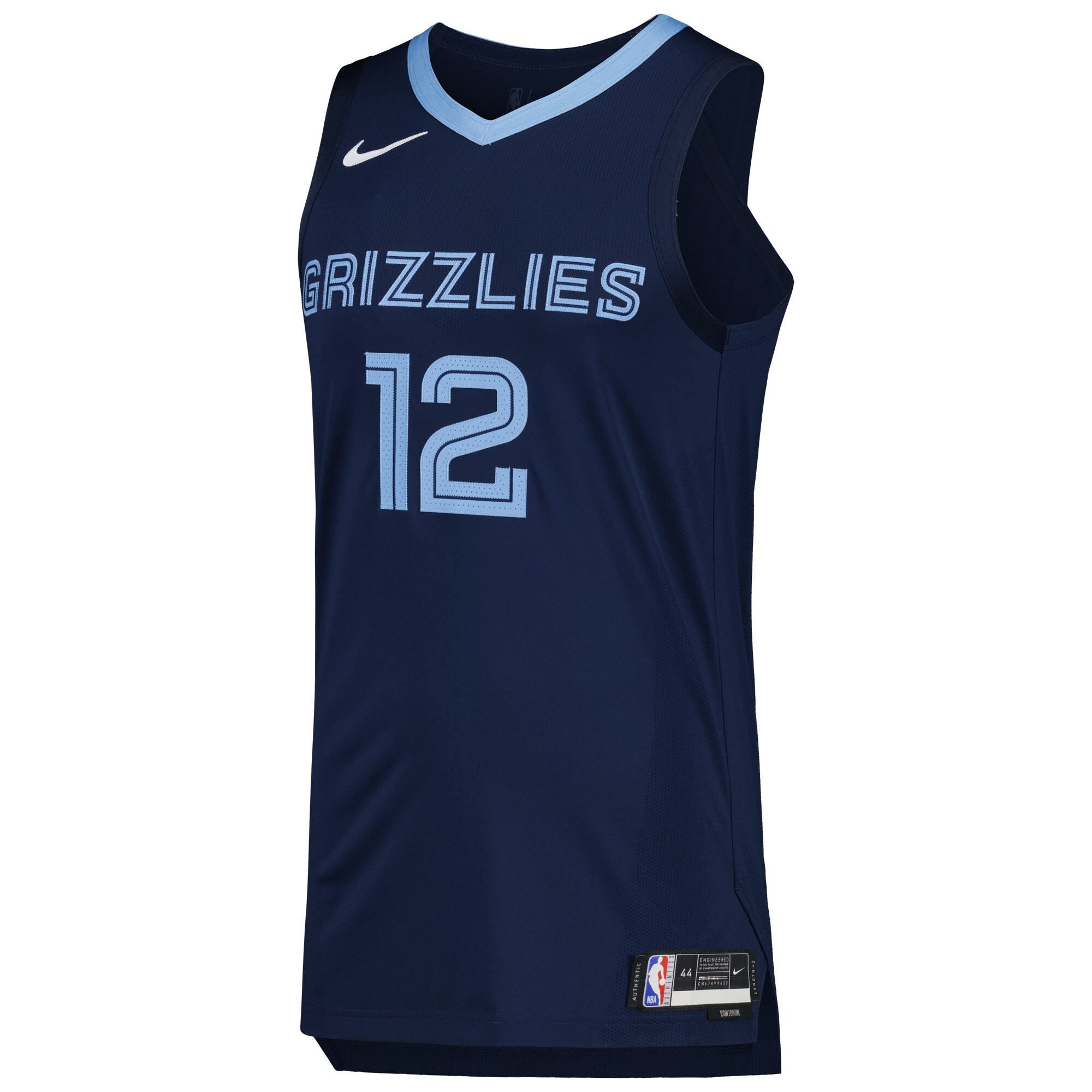Ja Morant Memphis Grizzlies  Authentic Jersey - Icon Edition - Navy