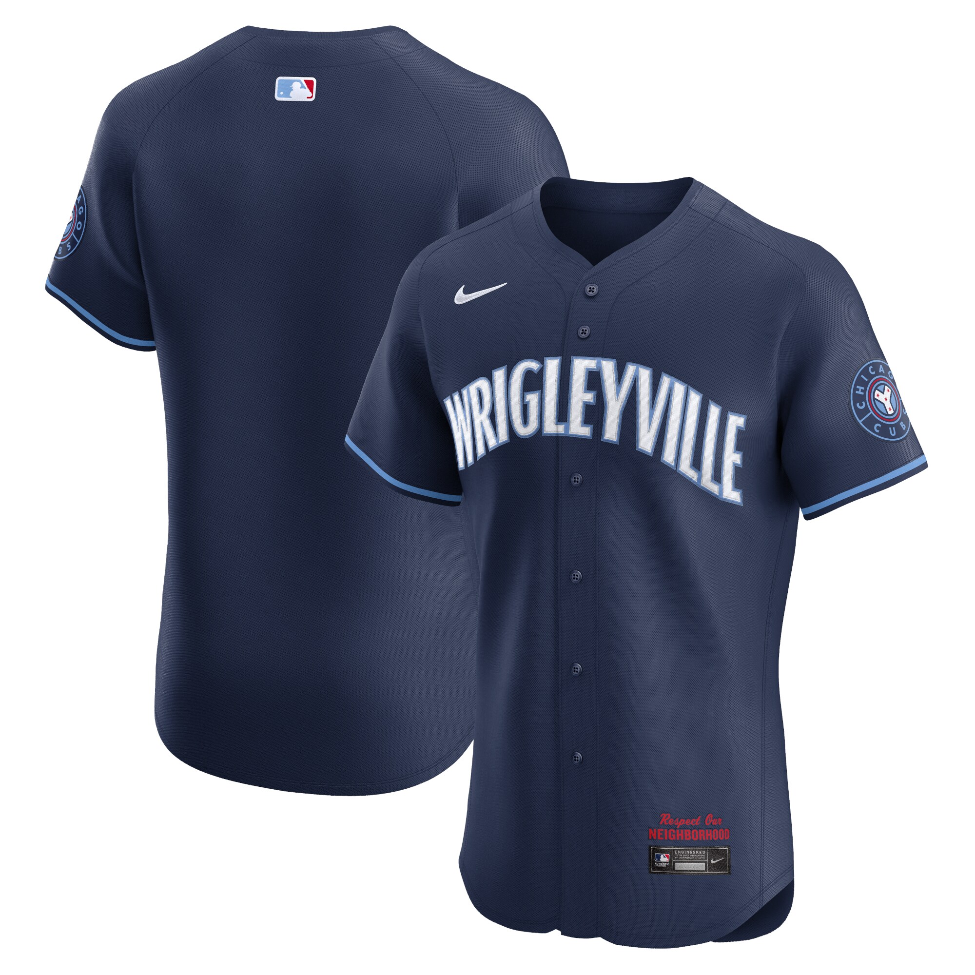 Chicago Cubs  City Connect Elite Jersey - Navy