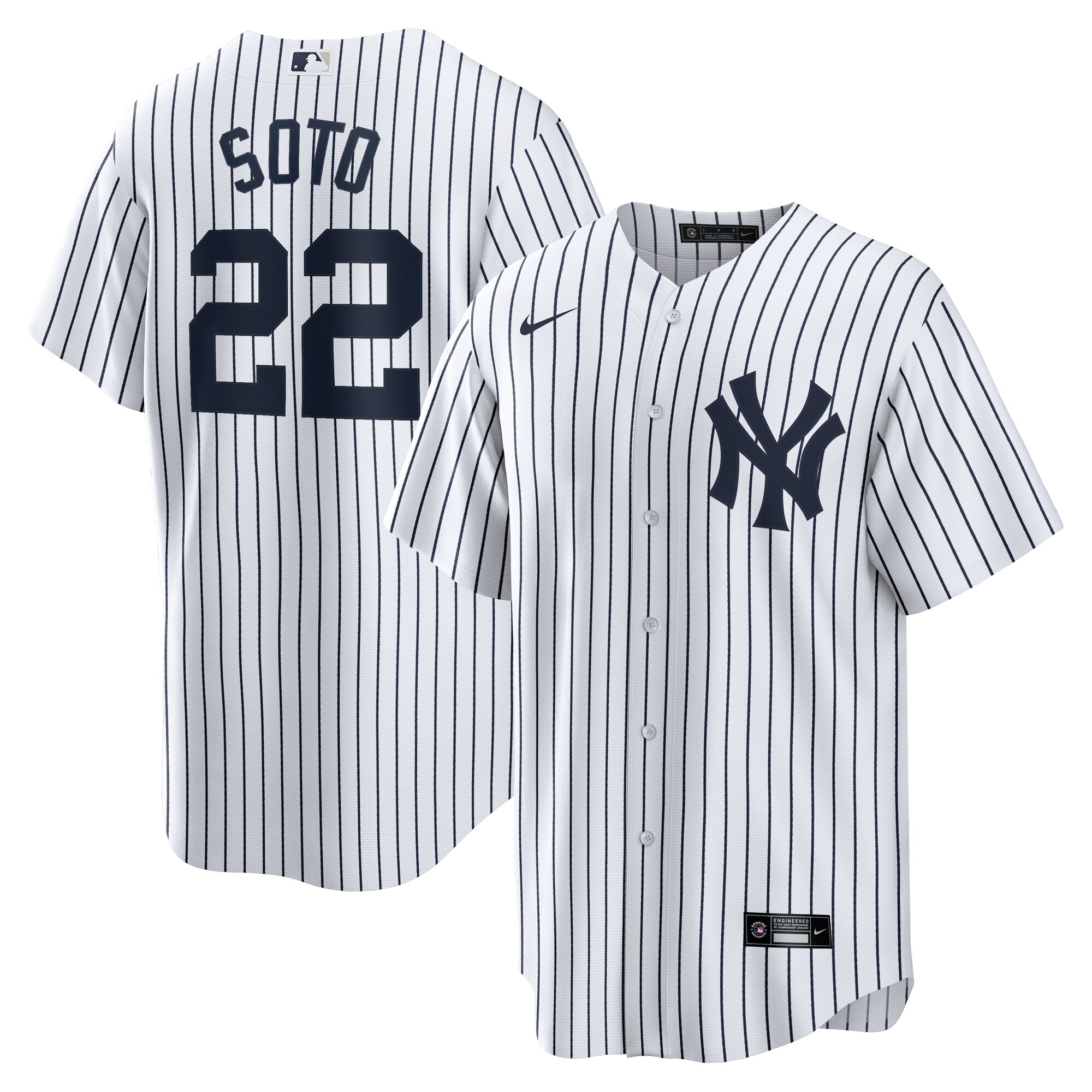 Juan Soto New York Yankees  Home Replica Player Jersey\u00c2\u00a0\u00e2\u20ac\u201c White