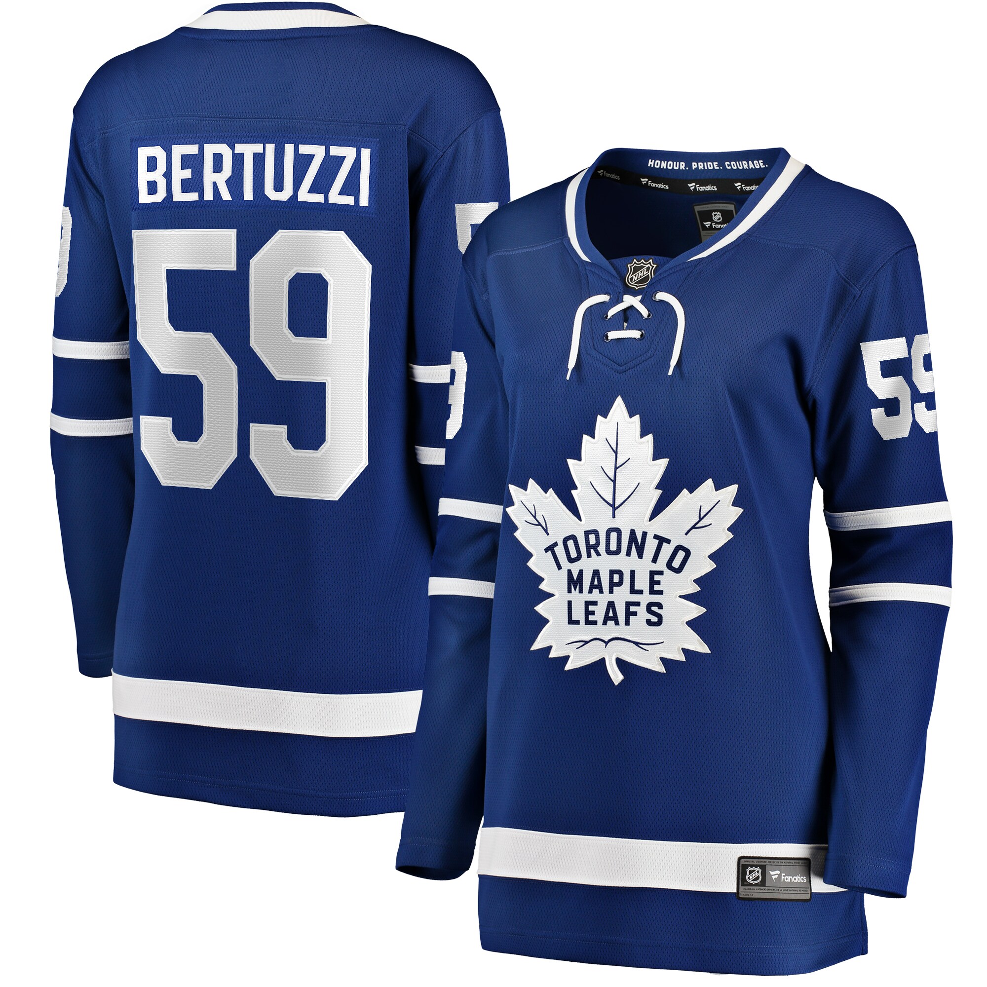 Tyler Bertuzzi Toronto Maple Leafs Fanatics Women's Home Breakaway Player Jersey - Blue