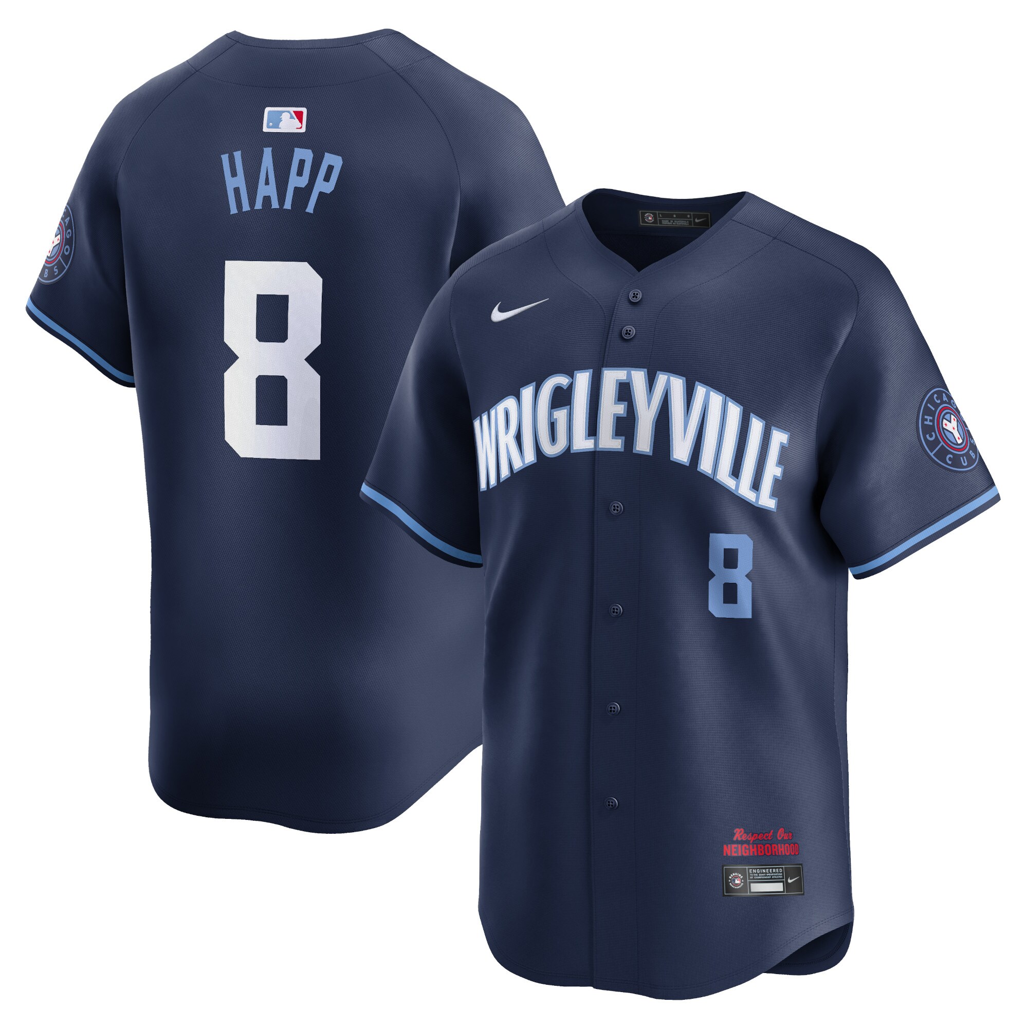 Ian Happ Chicago Cubs  City Connect Limited Player Jersey - Navy