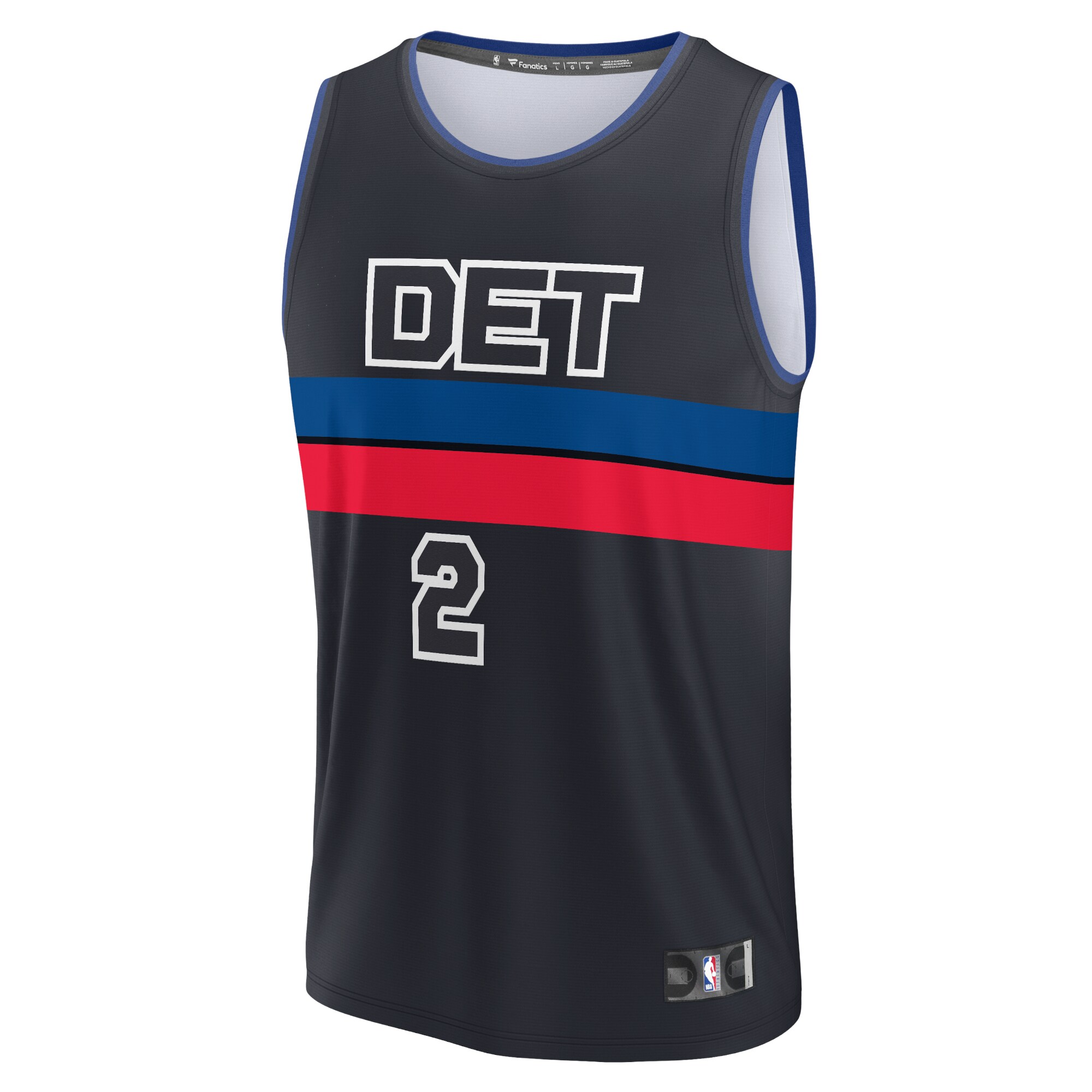 Cade Cunningham Detroit Pistons Fanatics Youth Fast Break Player Jersey - Statement Edition - Black
