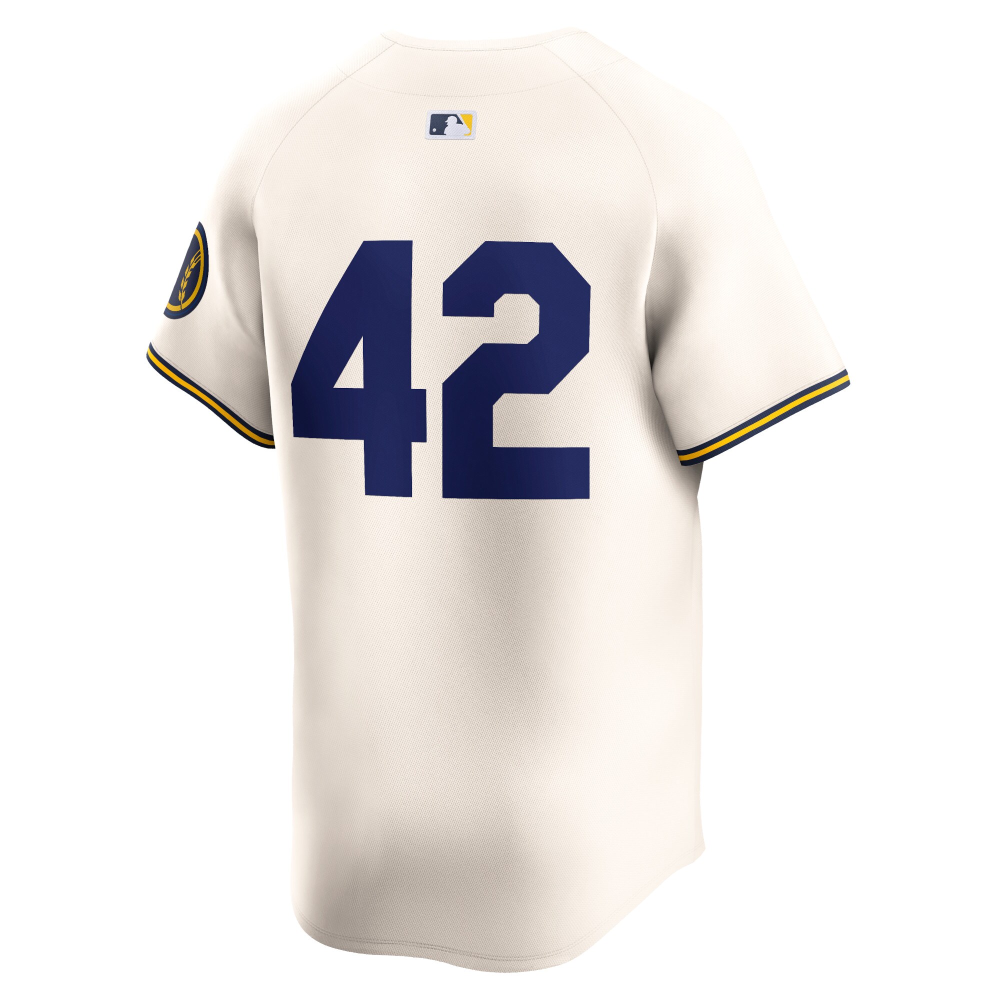 Milwaukee Brewers  2024 Jackie Robinson Day Home Limited Jersey\u00c2\u00a0\u00e2\u20ac\u201c Cream