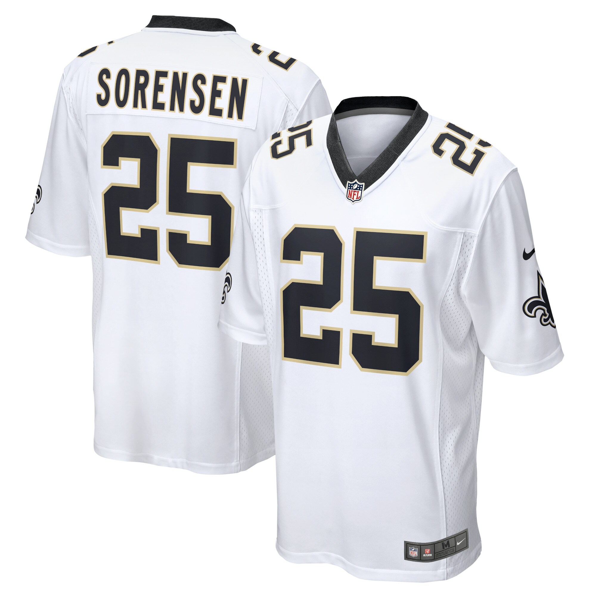 Daniel Sorensen New Orleans Saints  Player Game Jersey - White
