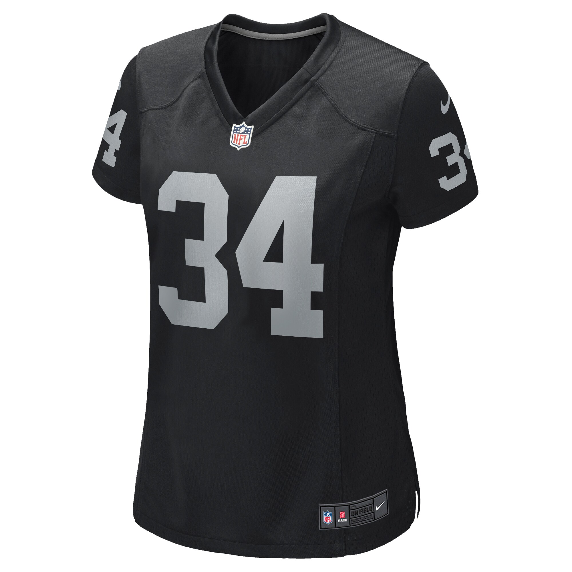Bo Jackson Las Vegas Raiders  Women's Game Retired Player Jersey - Black