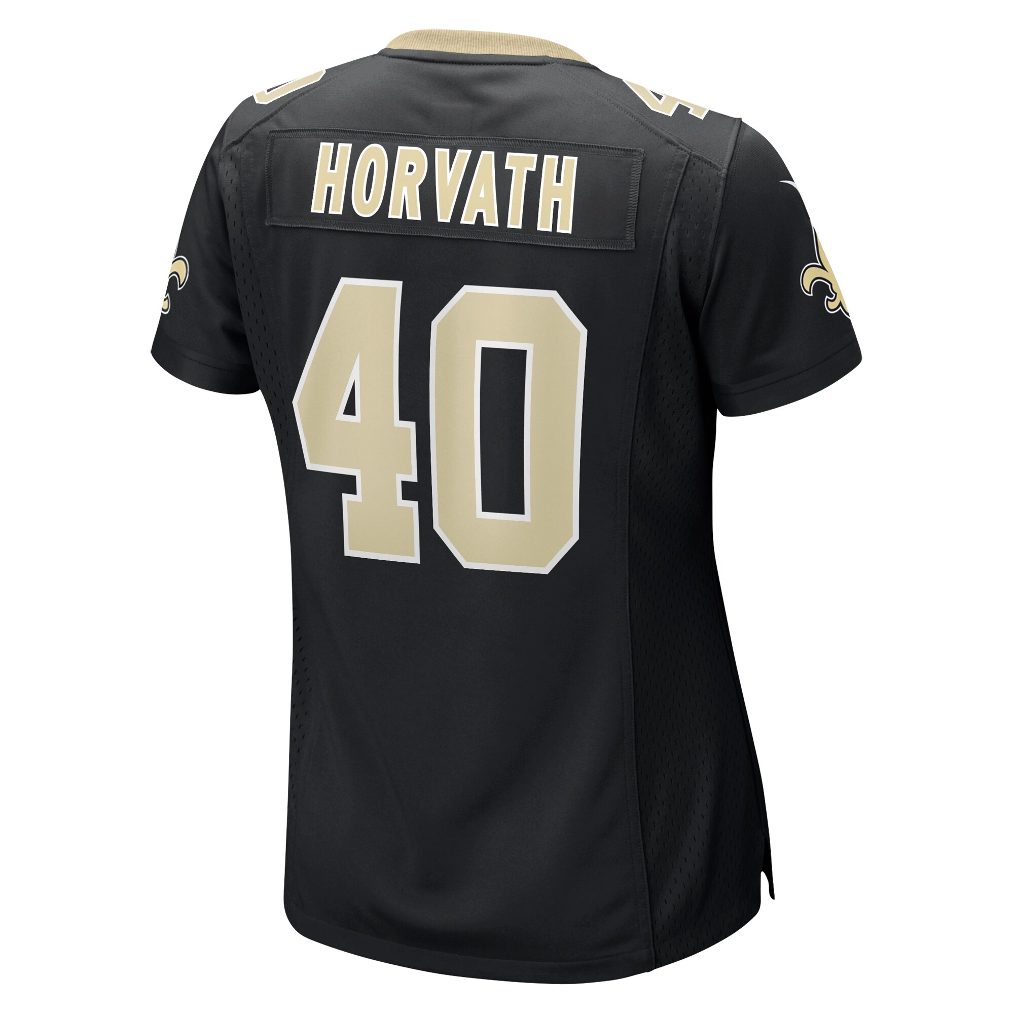 Zander Horvath New Orleans Saints  Women's  Game Jersey -  Black