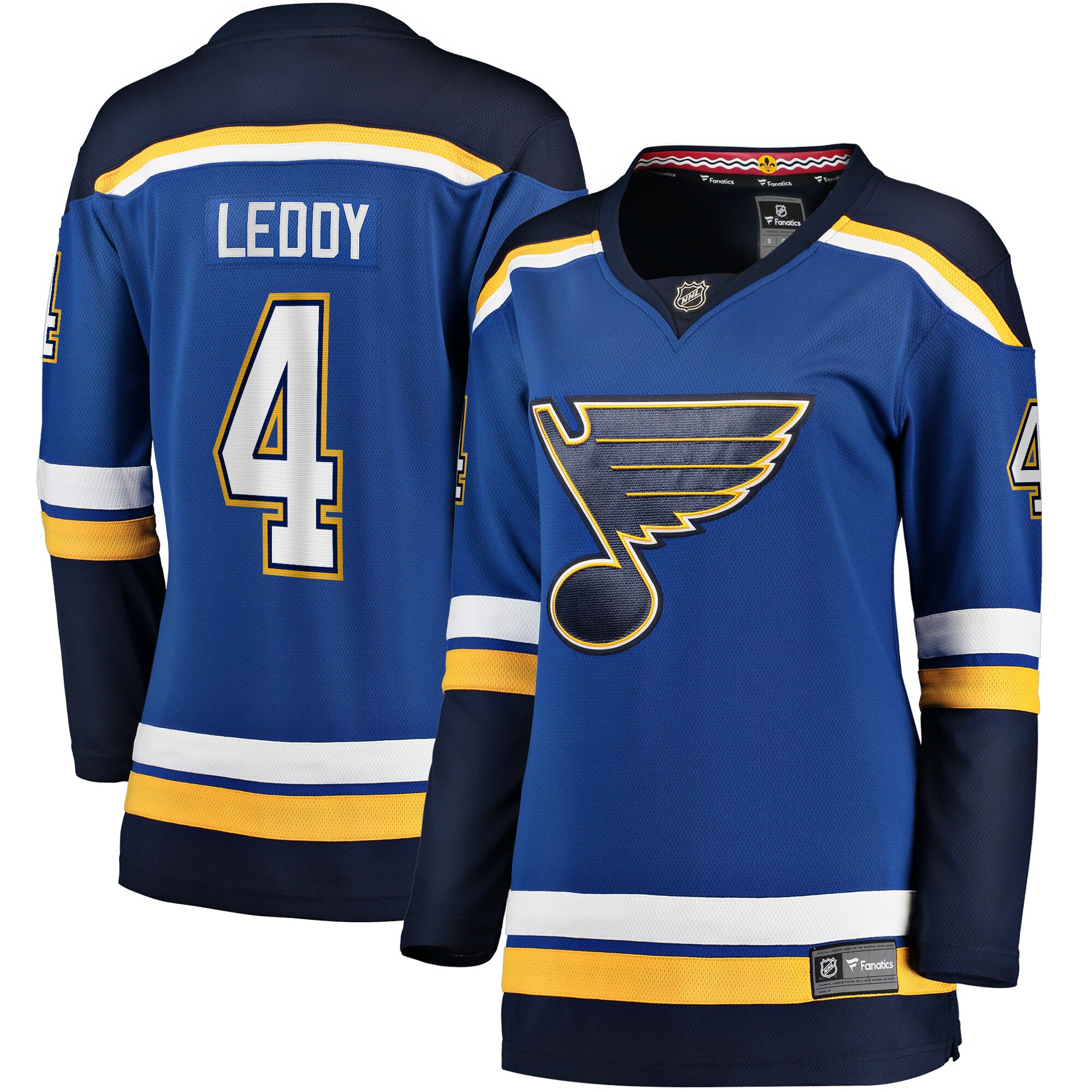 Nick Leddy St. Louis Blues Fanatics Women's Home Breakaway Player Jersey - Blue