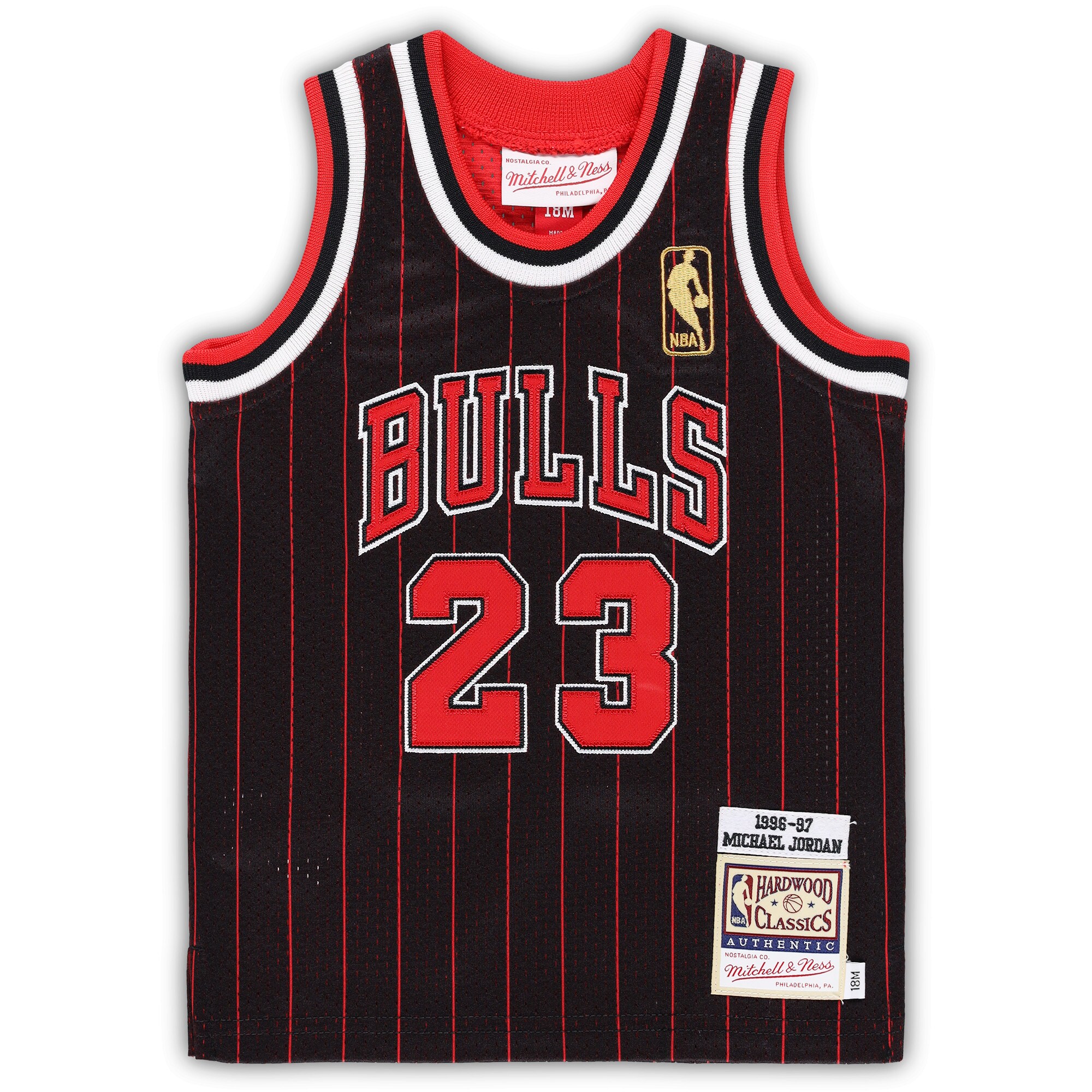Michael Jordan Chicago Bulls Mitchell & Ness Infant 1996\/97 Hardwood Classics Authentic Jersey - Black