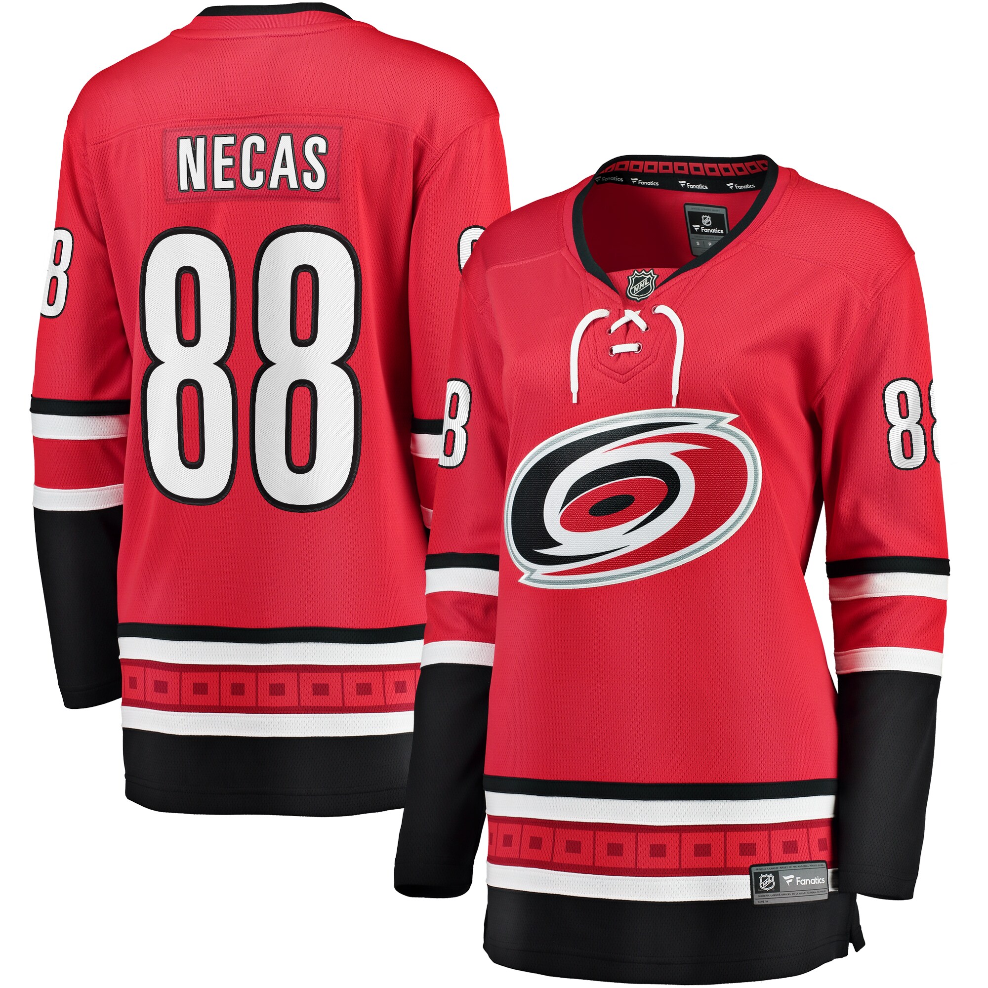 Martin Necas Carolina Hurricanes Fanatics Women's Alternate Breakaway Player Jersey - Red