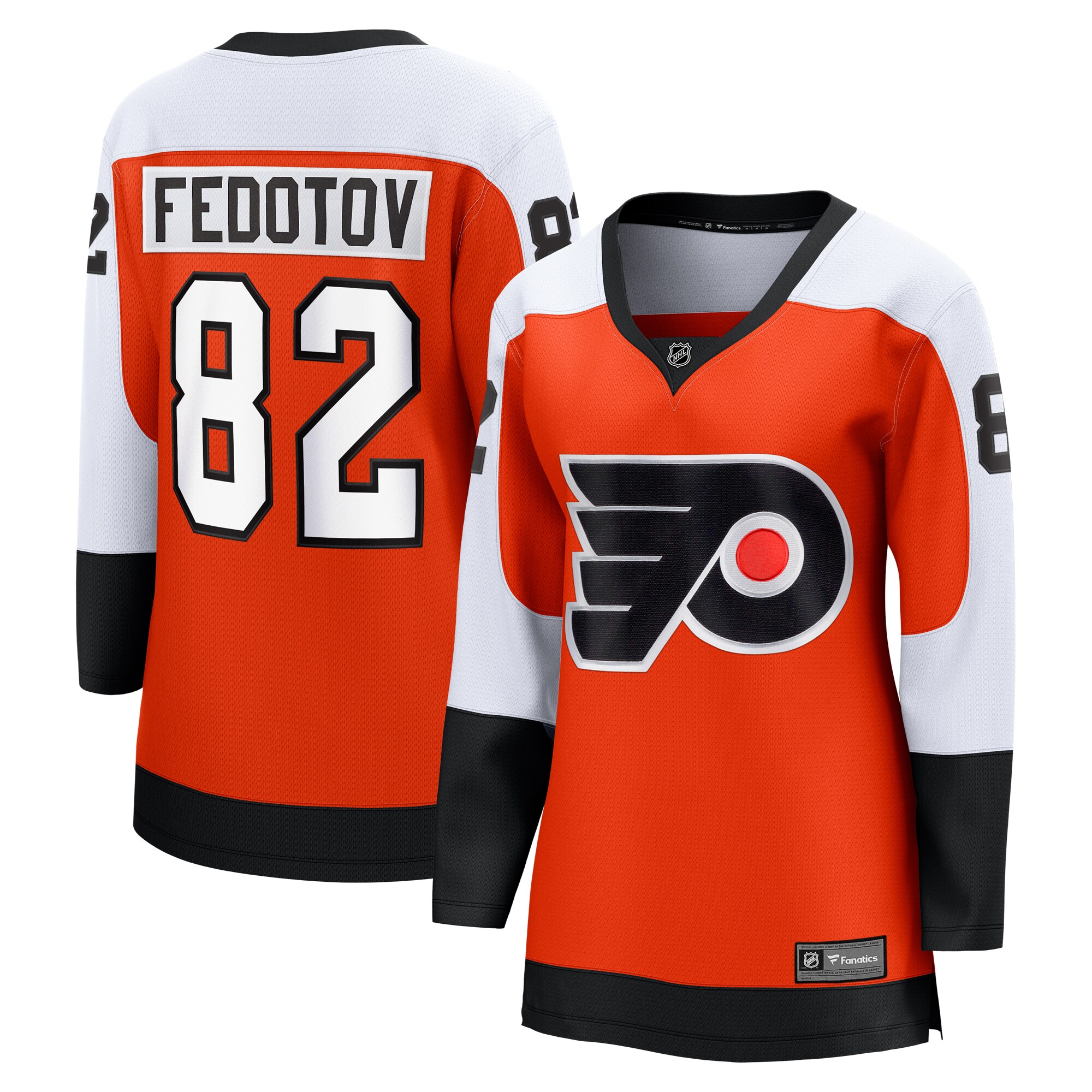 Ivan Fedotov Philadelphia Flyers Fanatics Women's Home Premier Breakaway Player Jersey - Orange
