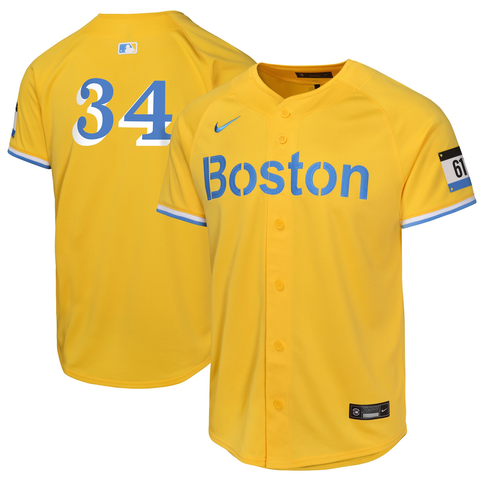 David Ortiz Boston Red Sox  Youth City Connect Limited Player Jersey - Gold