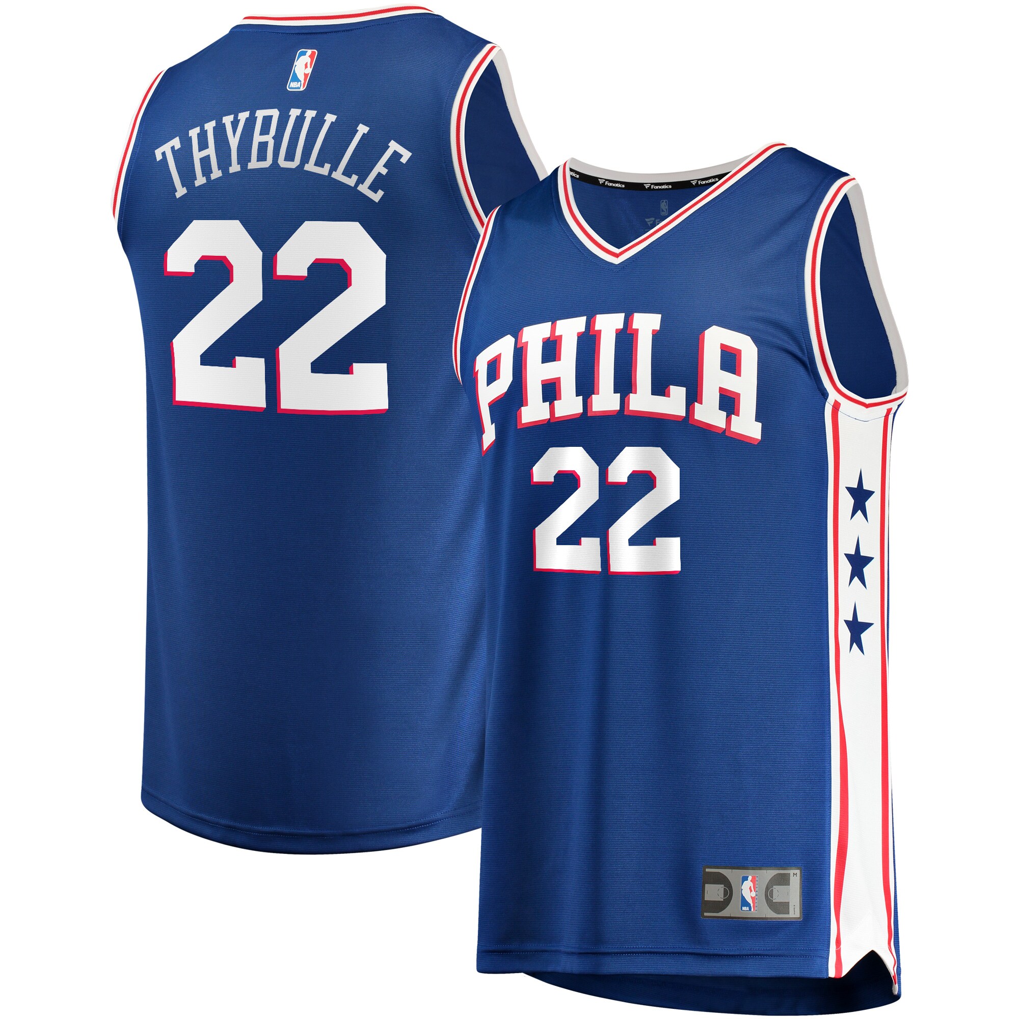 Matisse Thybulle Philadelphia 76ers Fanatics Fast Break Replica Player Team Jersey - Icon Edition - Royal
