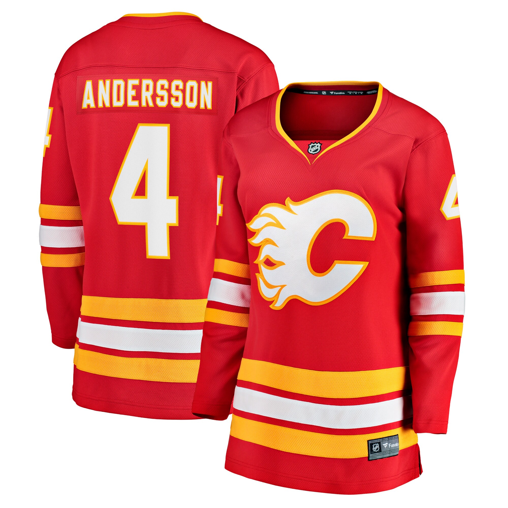 Rasmus Andersson Calgary Flames Fanatics Women's Home Team Breakaway Player Jersey - Red