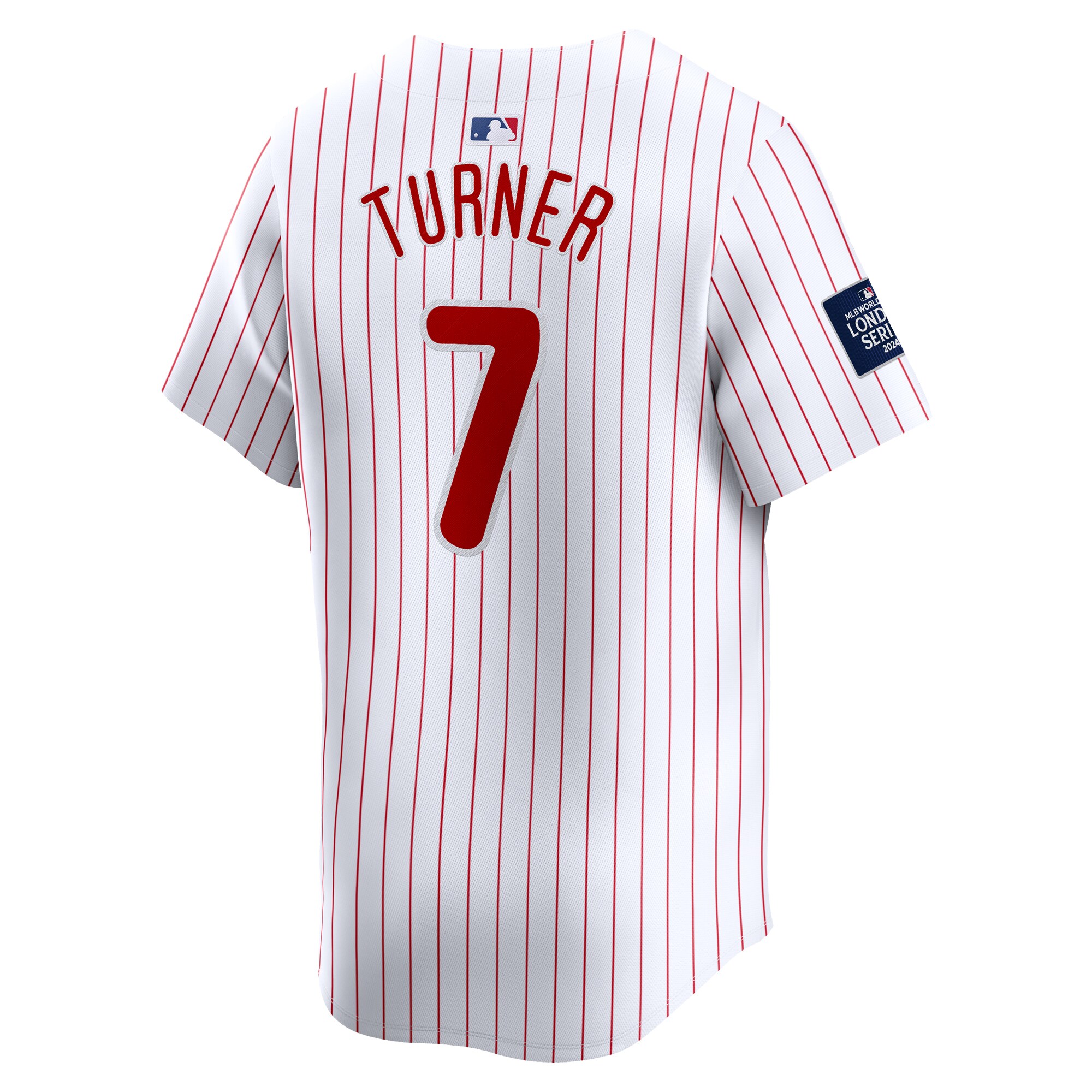 Trea Turner Philadelphia Phillies  2024 MLB World Tour London Series Home Limited Player Jersey - White