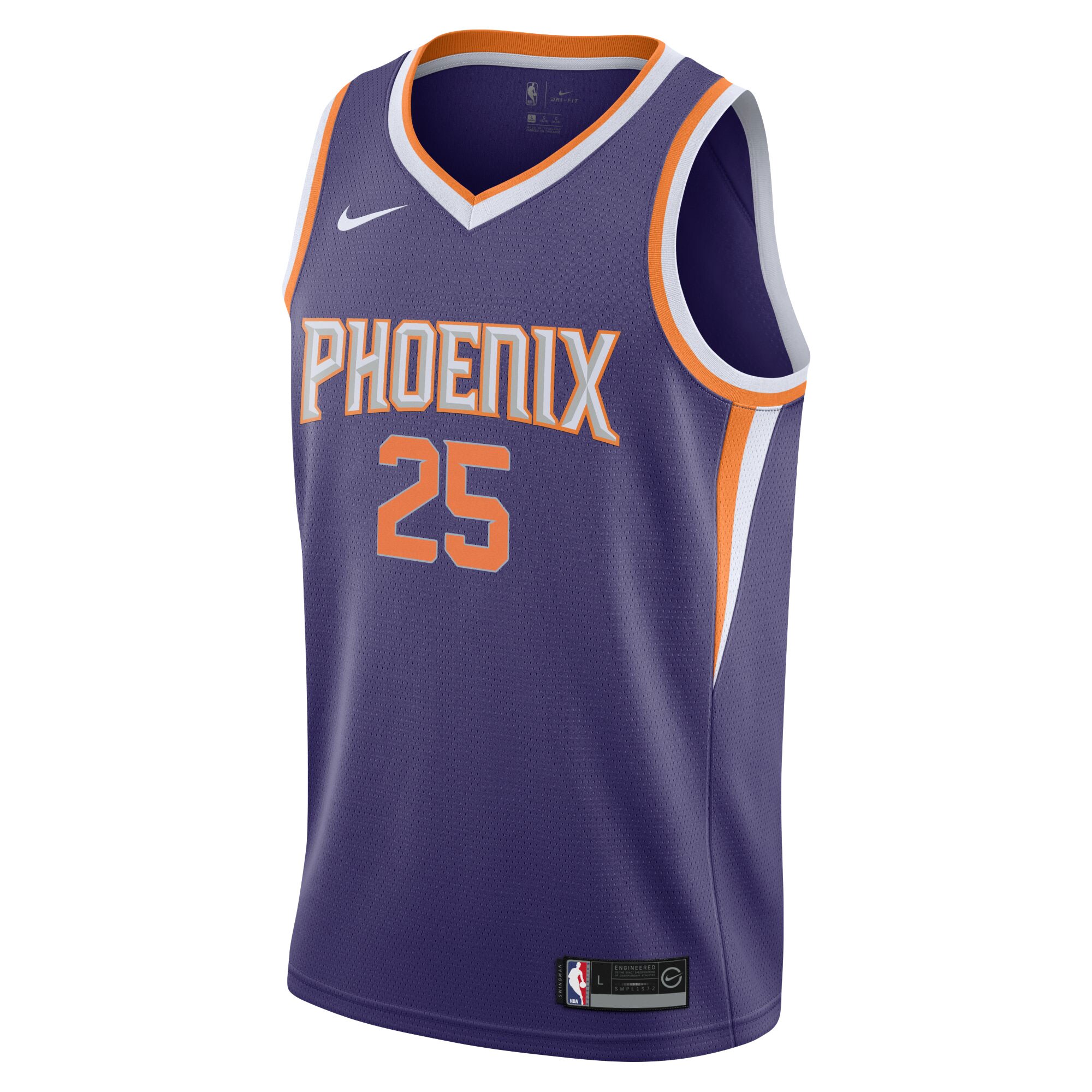 Mikal Bridges Phoenix Suns  Youth Swingman Jersey - Icon Edition - Purple