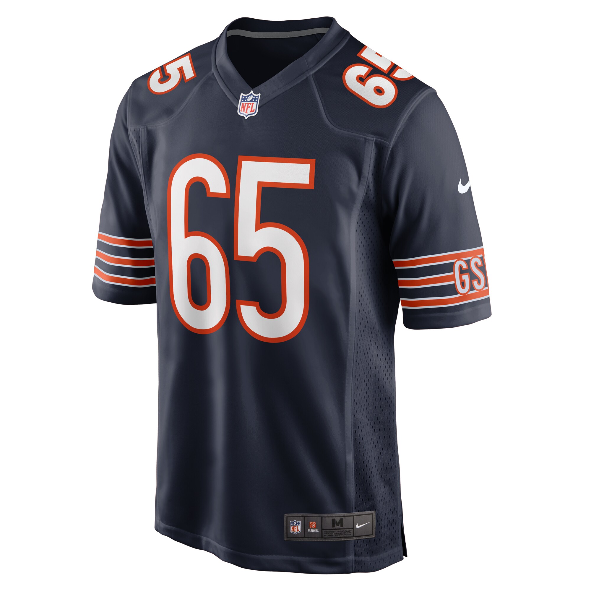 Coleman Shelton Chicago Bears   Game Jersey -  Navy