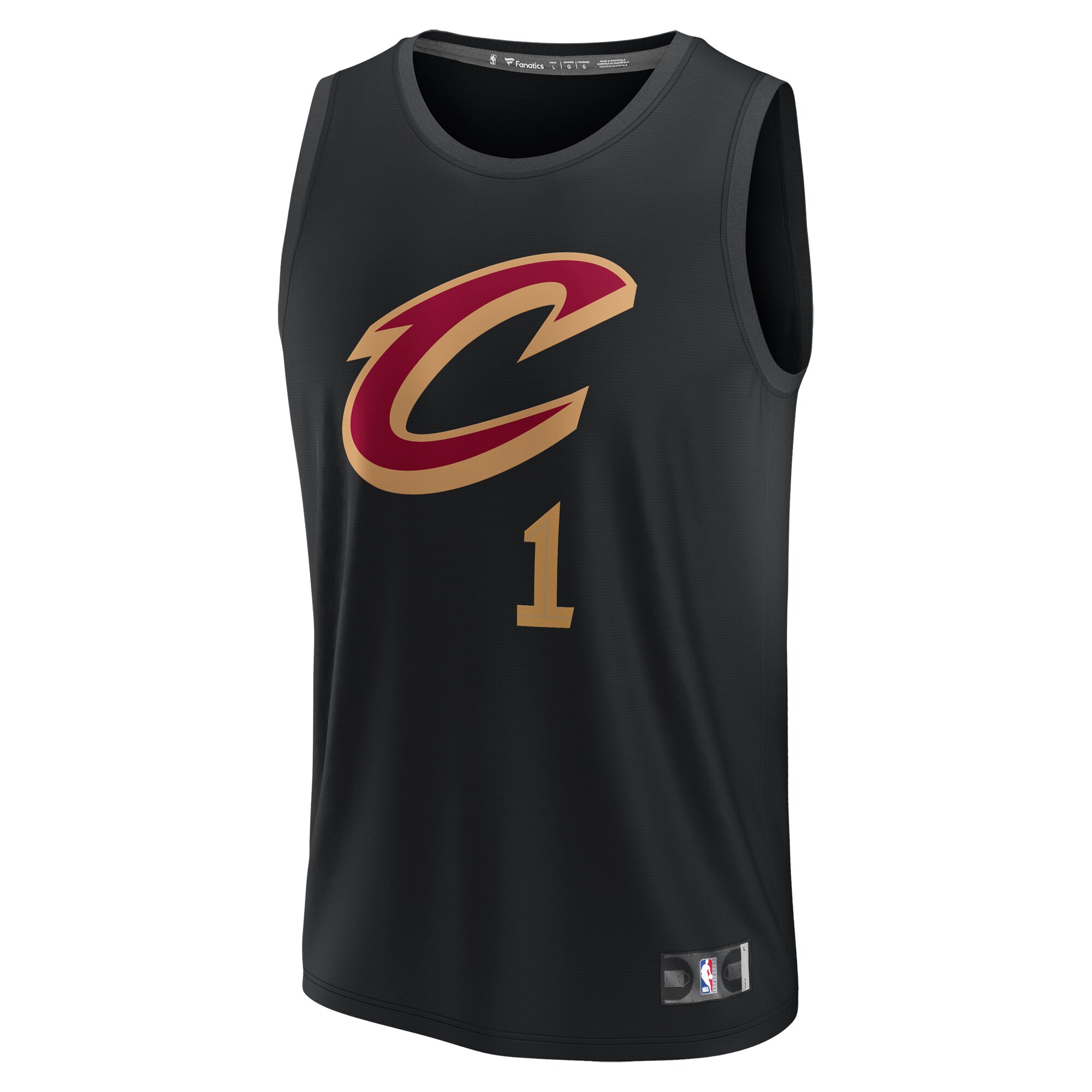 Max Strus Cleveland Cavaliers Fanatics Fast Break Replica Player Jersey - Statement Edition - Black