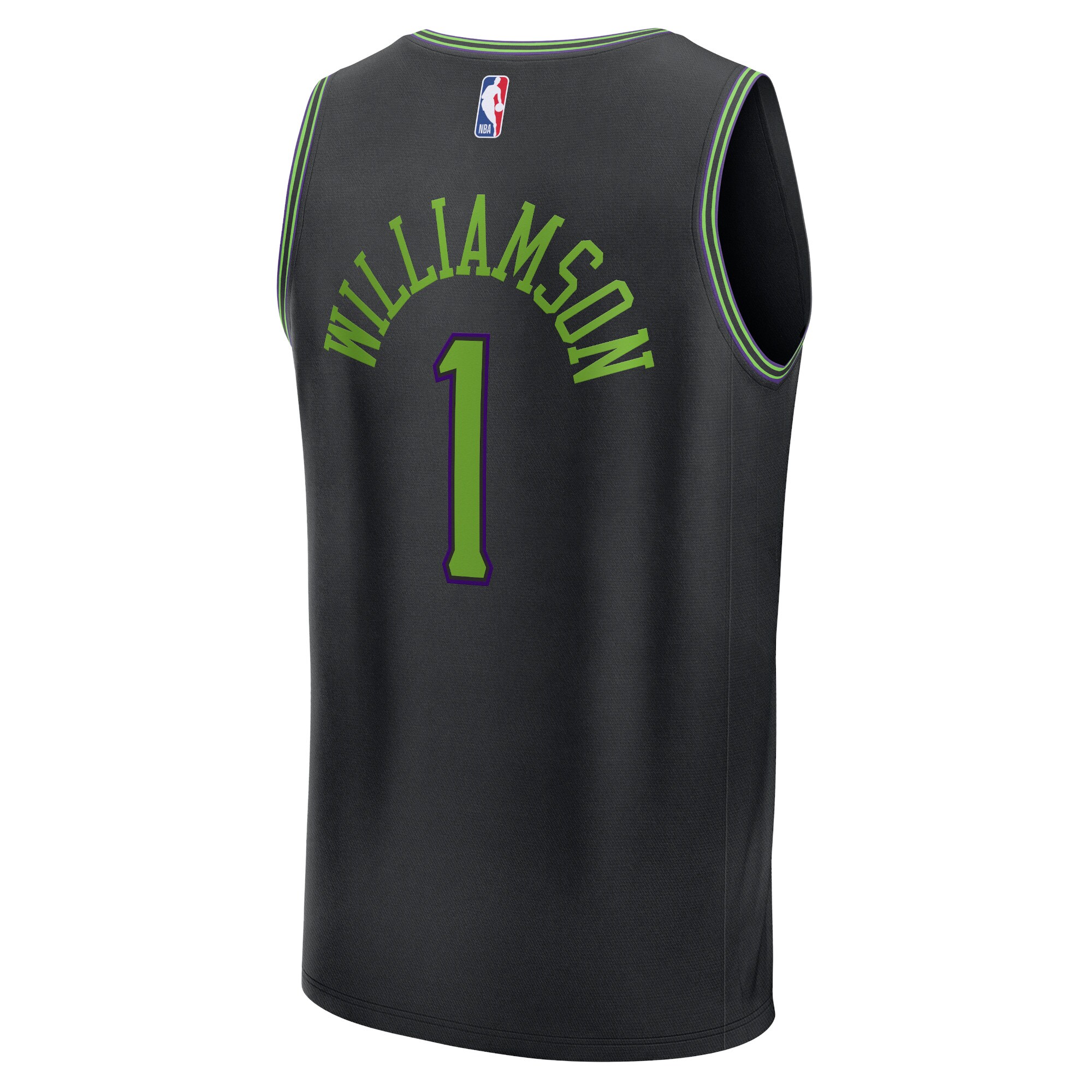 Zion Williamson New Orleans Pelicans Fanatics Fast Break Jersey - Black - City Edition