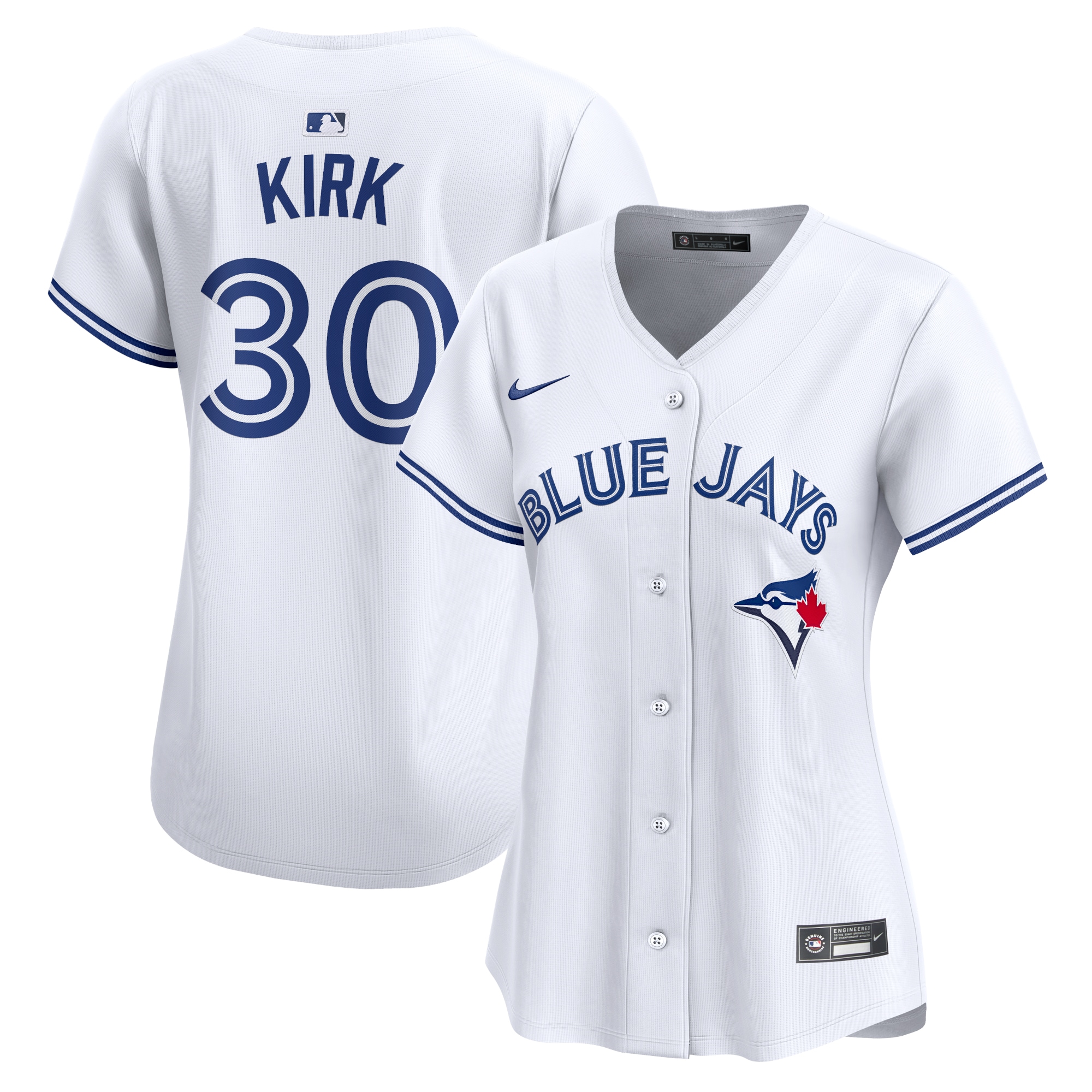 Alejandro Kirk Toronto Blue Jays  Women's  Home Limited Player Jersey - White