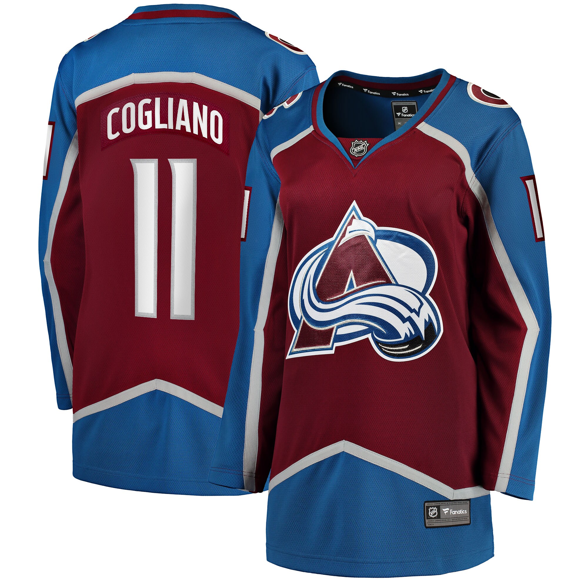 Andrew Cogliano Colorado Avalanche Fanatics Women's Home Breakaway Player Jersey - Burgundy