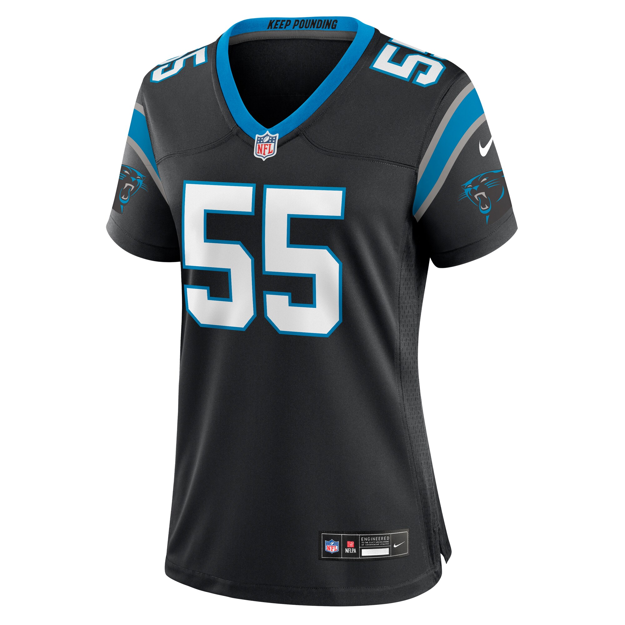 Blake Martinez Carolina Panthers  Women's  Game Jersey -  Black