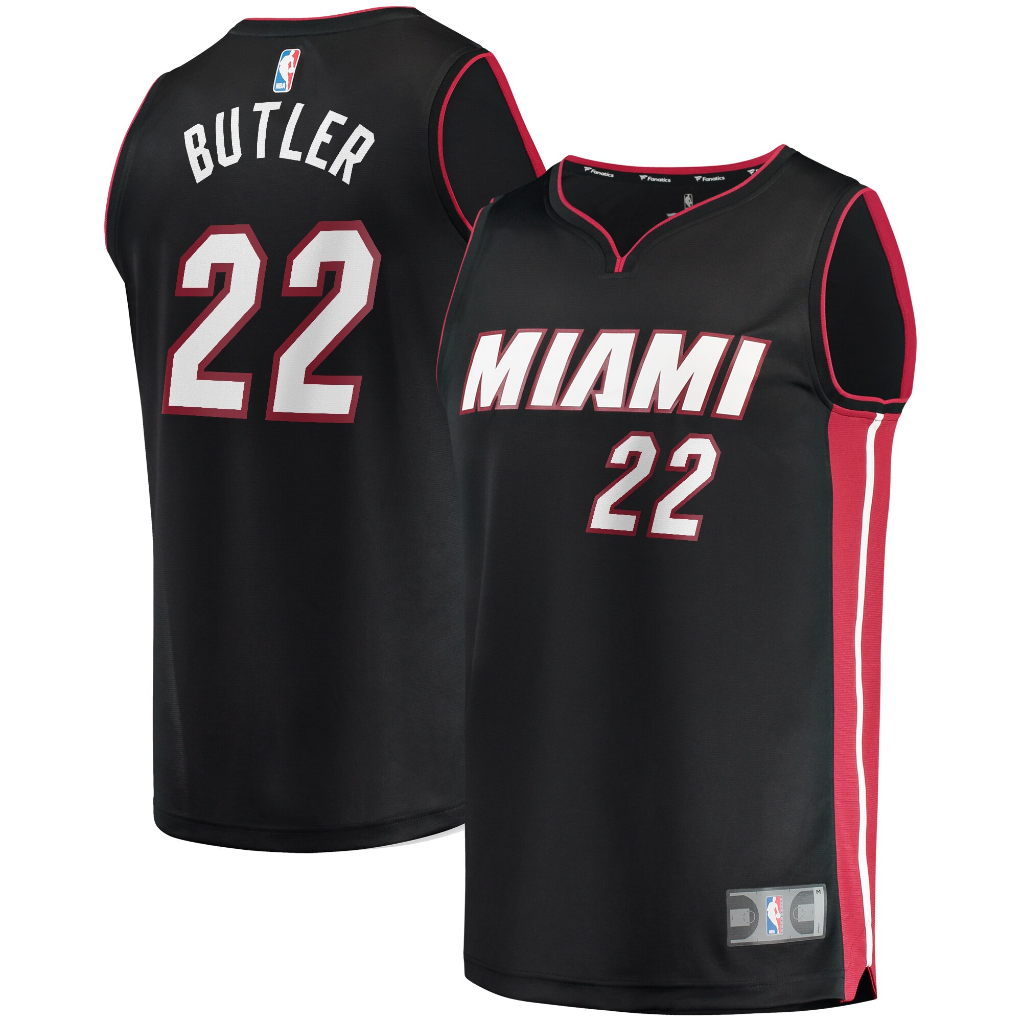 Jimmy Butler Miami Heat Fanatics Fast Break Replica Player Jersey - Black - Icon Edition