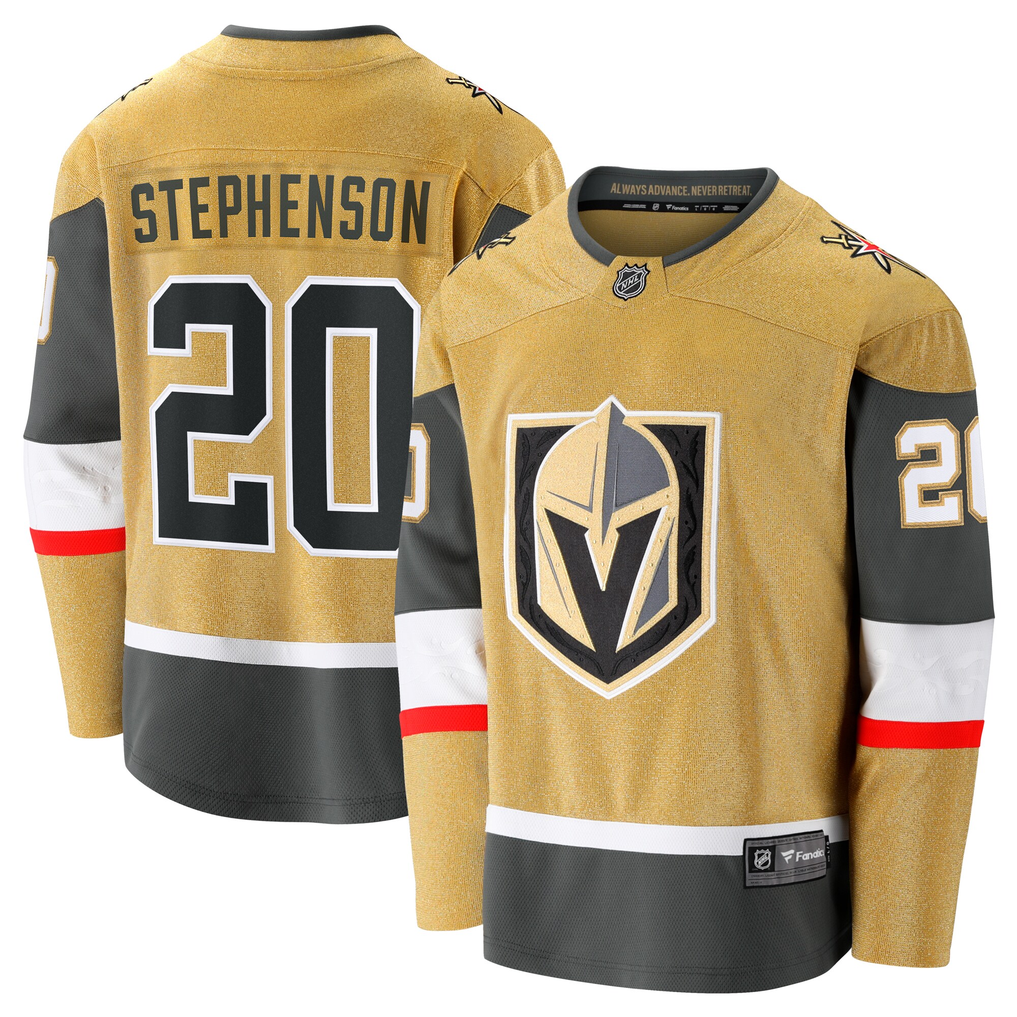 Chandler Stephenson Vegas Golden Knights Fanatics Home Breakaway Jersey - Gold