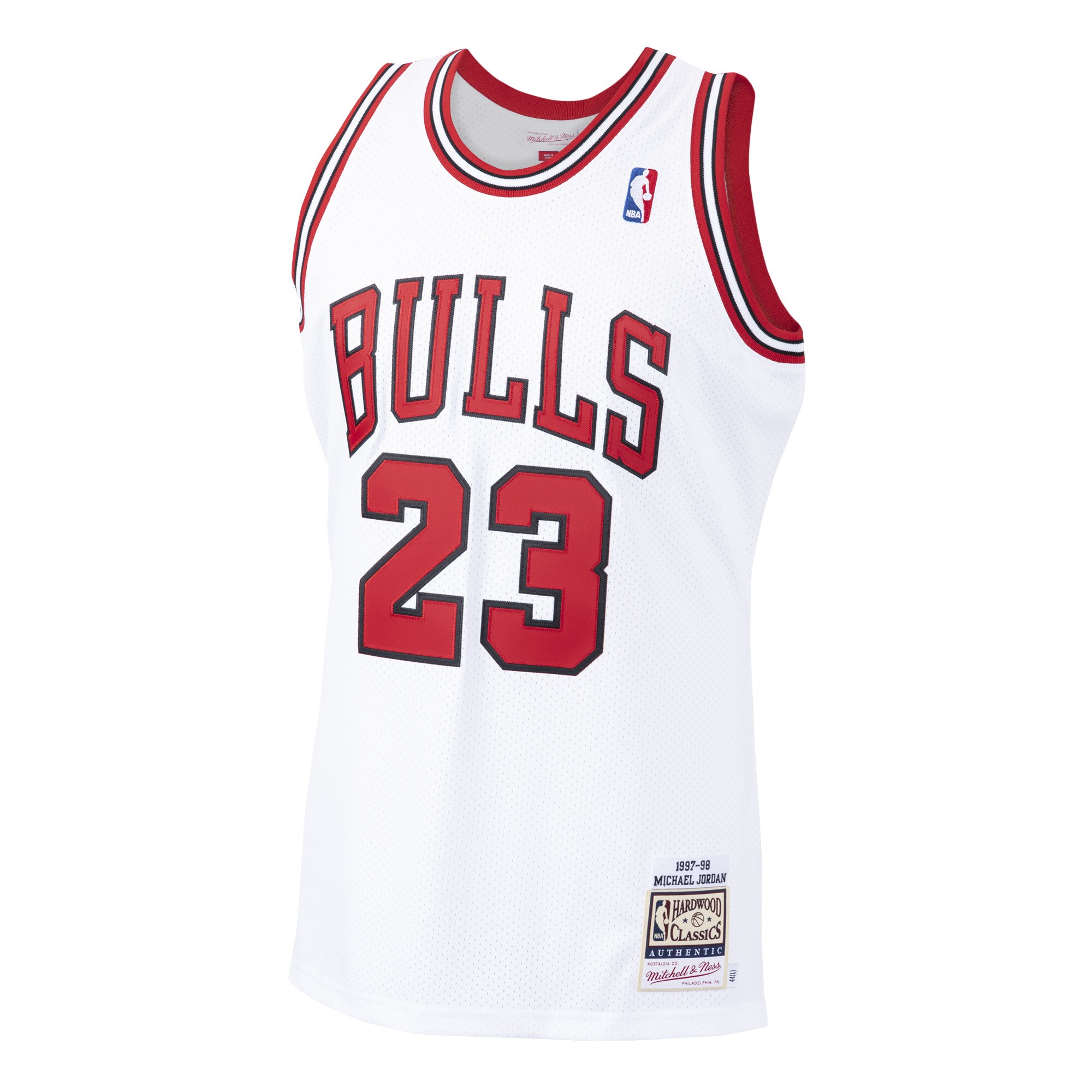 Michael Jordan Chicago Bulls Mitchell & Ness 1997\/98 Hardwood Classics Authentic Jersey - White