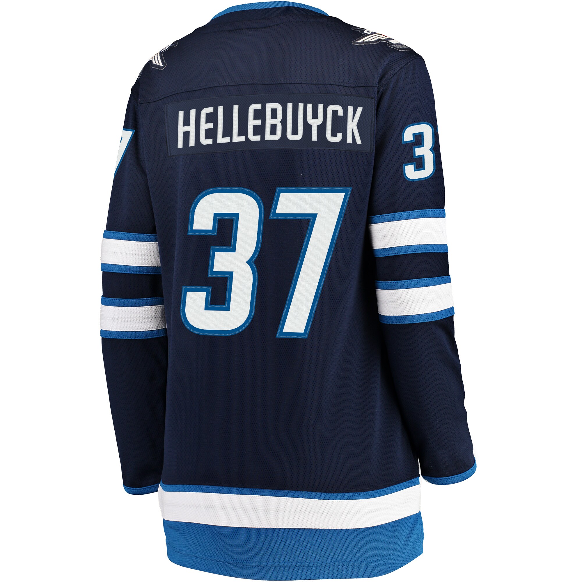 Connor Hellebuyck Winnipeg Jets Fanatics Women's Breakaway Player Jersey - Navy