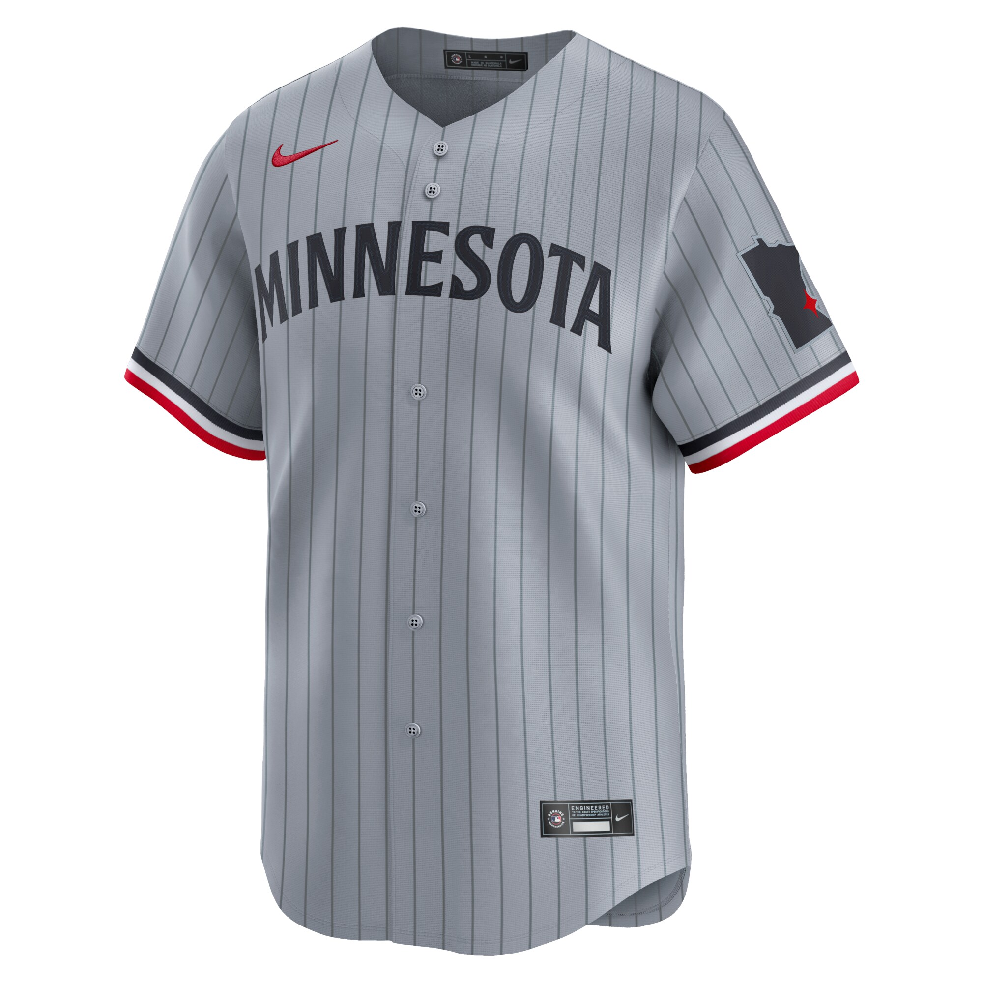 Minnesota Twins  Road Limited Jersey\u00c2\u00a0\u00e2\u20ac\u201c Gray