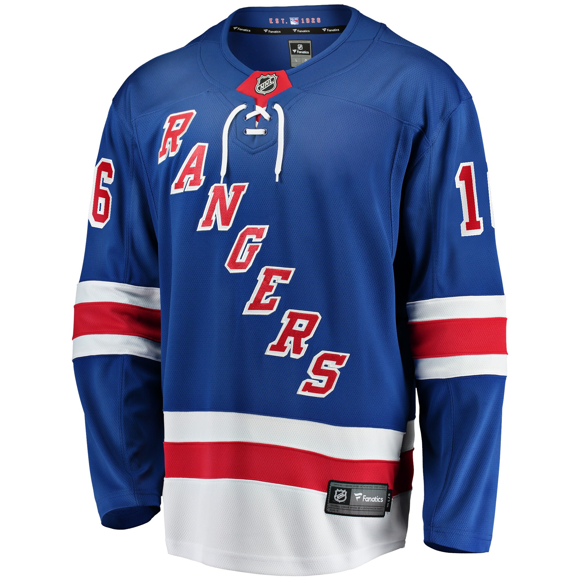 Vincent Trocheck New York Rangers Fanatics Home Breakaway Player Jersey - Blue