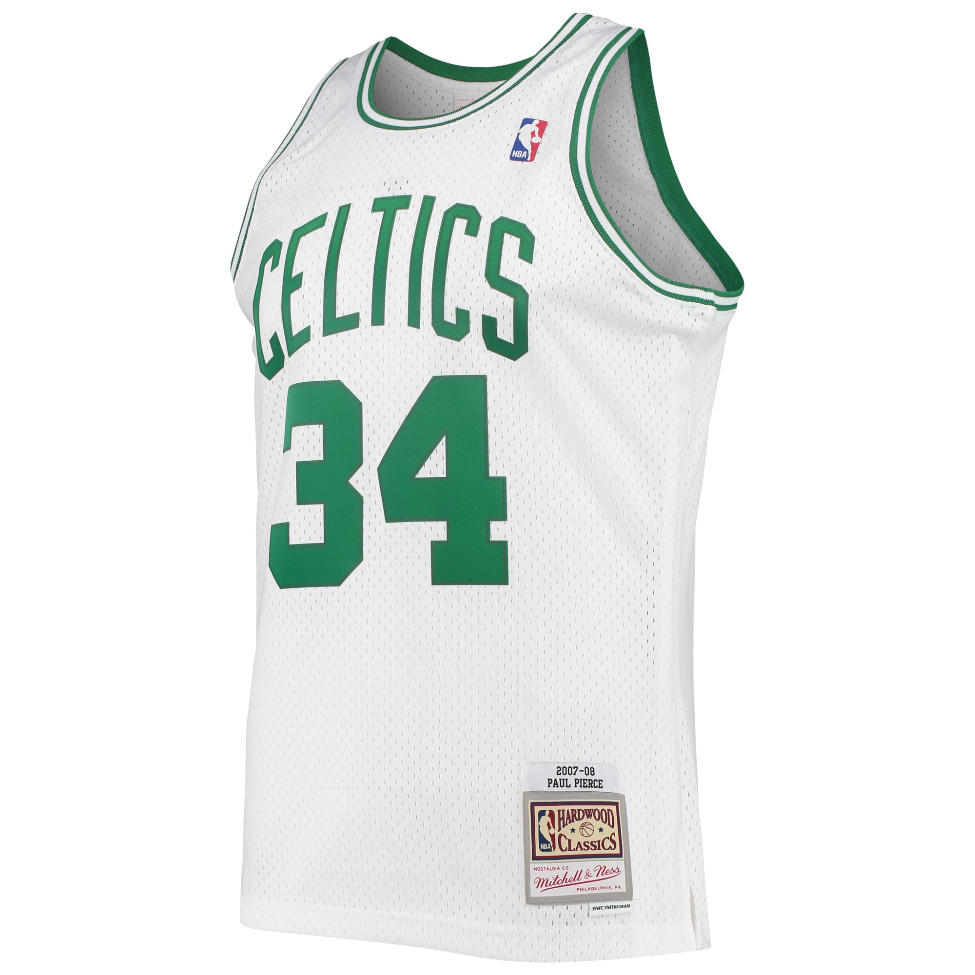 Paul Pierce Boston Celtics Mitchell & Ness Hardwood Classics Swingman Jersey - White