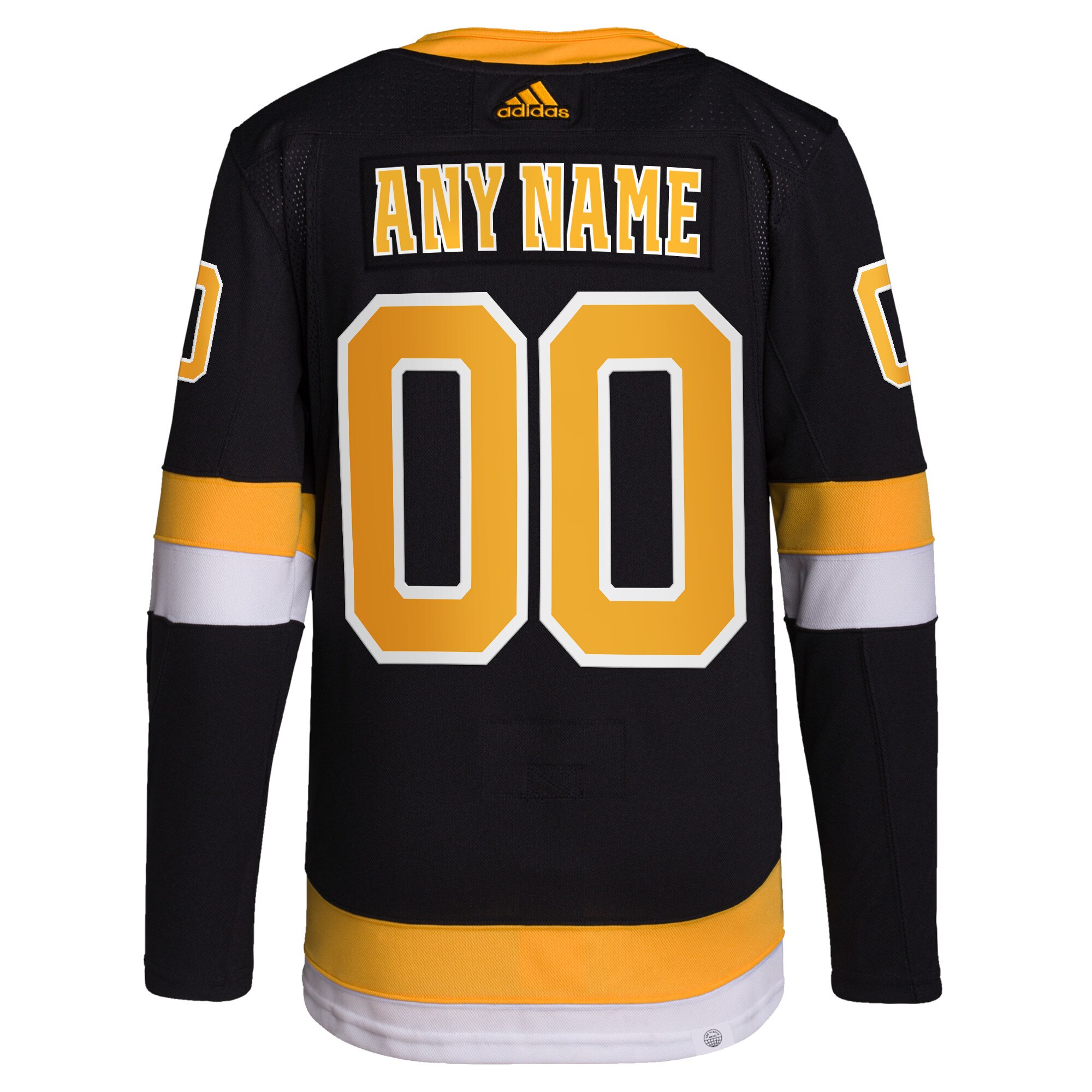 Boston Bruins adidas  Alternate  Primegreen Authentic Custom Jersey - Black