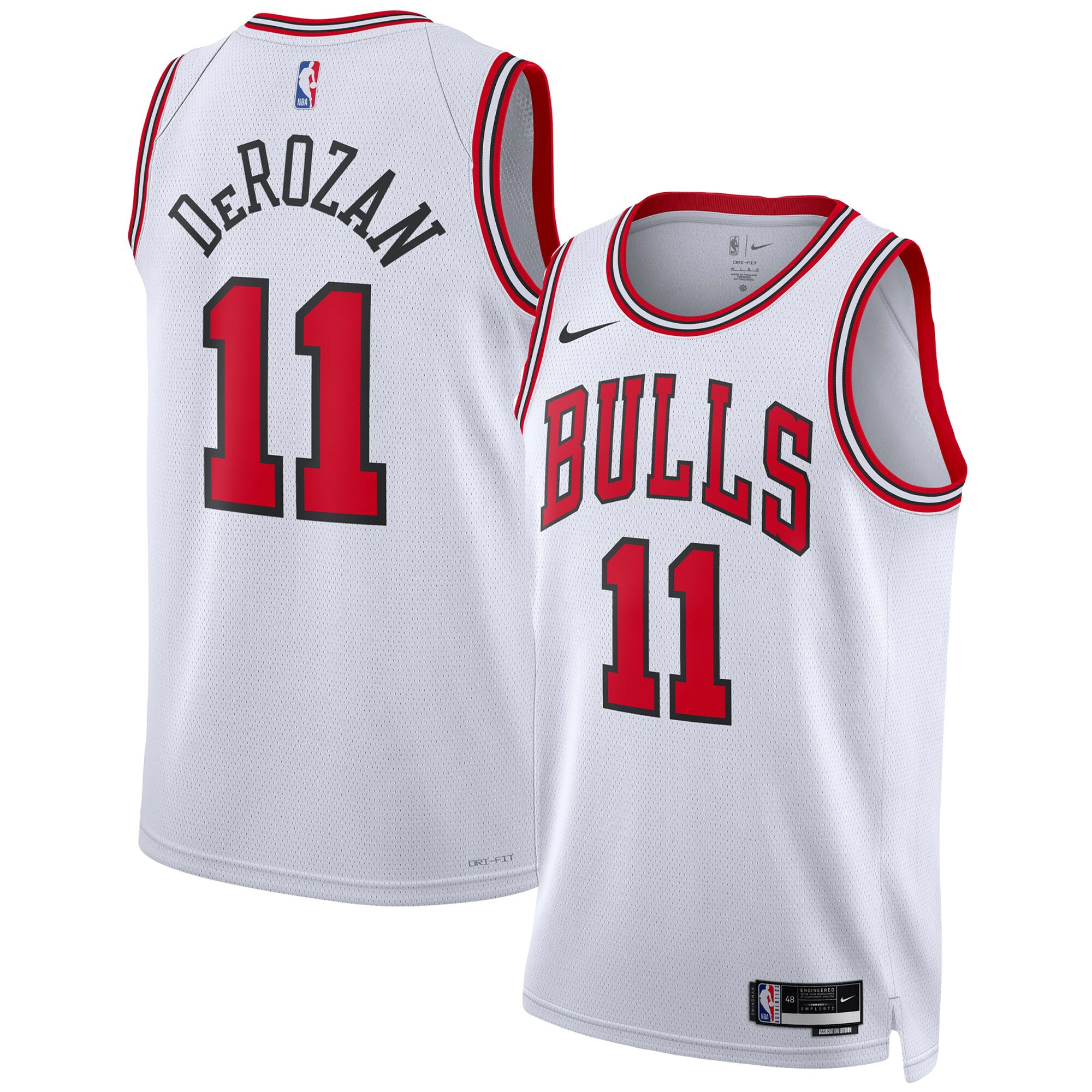 DeMar DeRozan Chicago Bulls  Unisex Swingman Jersey - Association Edition - White