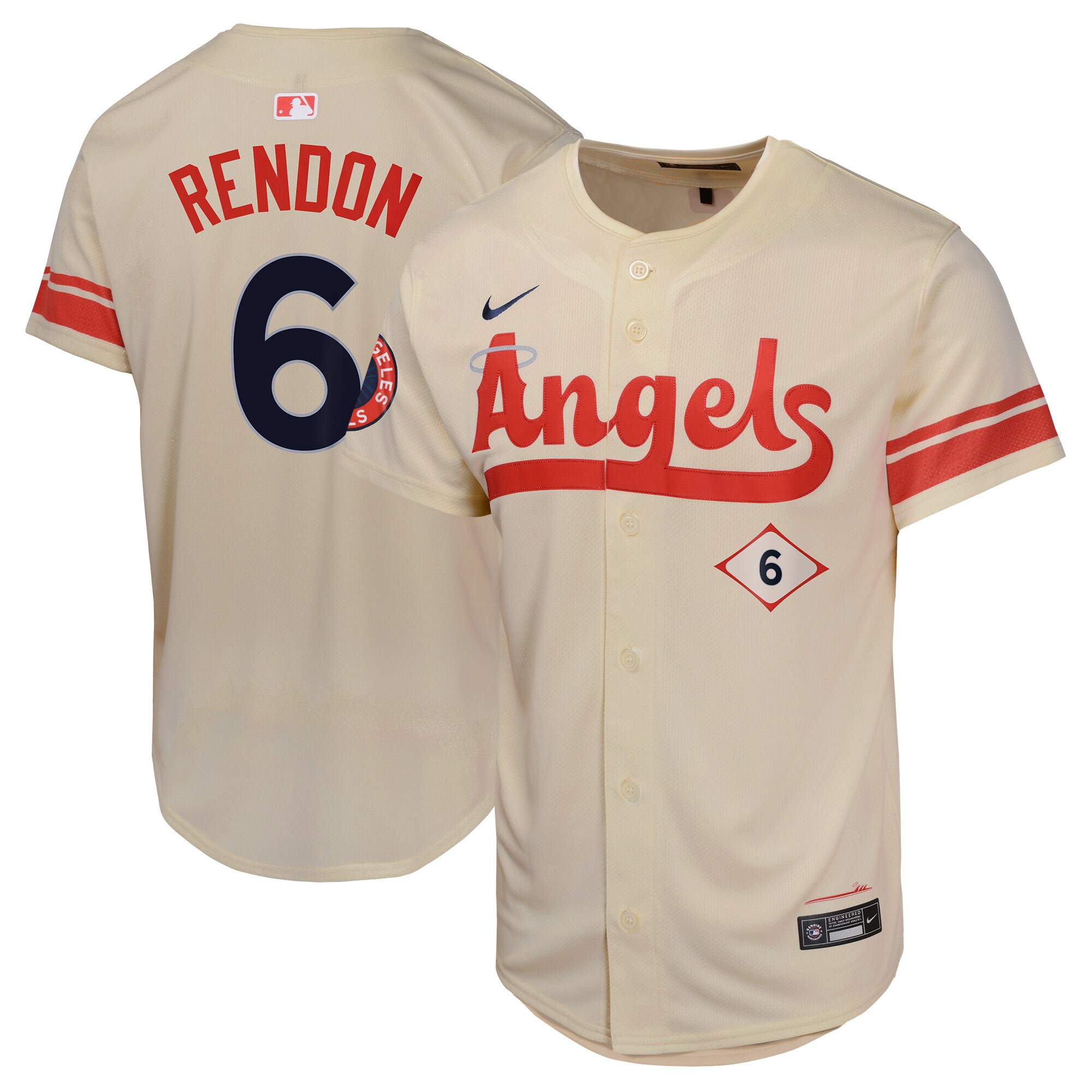 Anthony Rendon Los Angeles Angels  Youth City Connect Limited Player Jersey - Cream