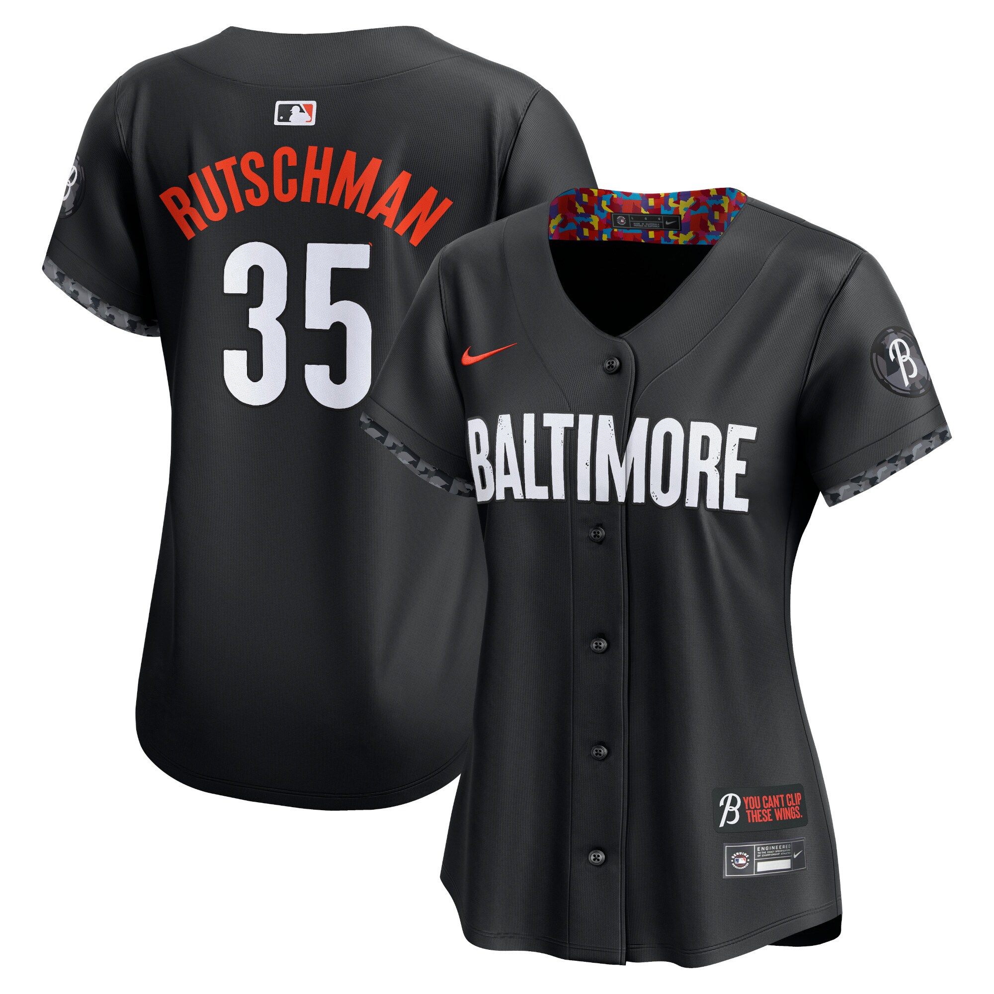 Adley Rutschman Baltimore Orioles  Women's City Connect Limited Player Jersey - Black