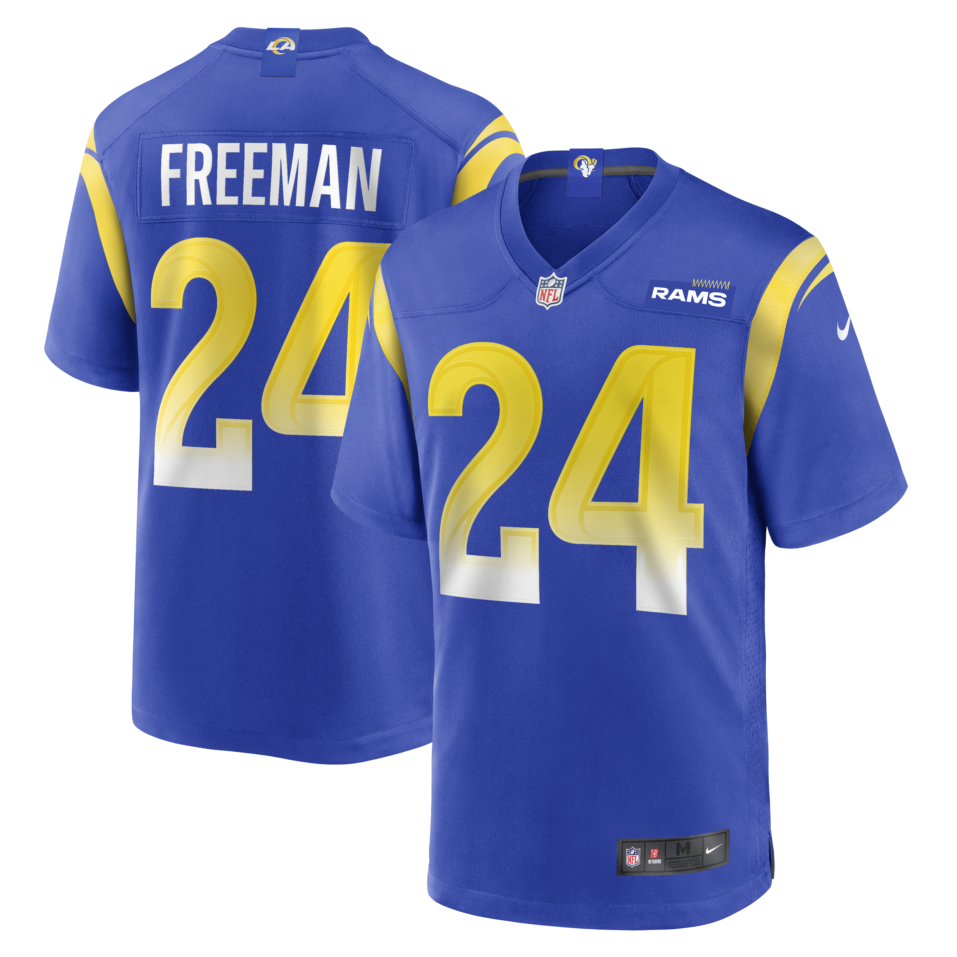 Royce Freeman Los Angeles Rams   Game Jersey - Royal