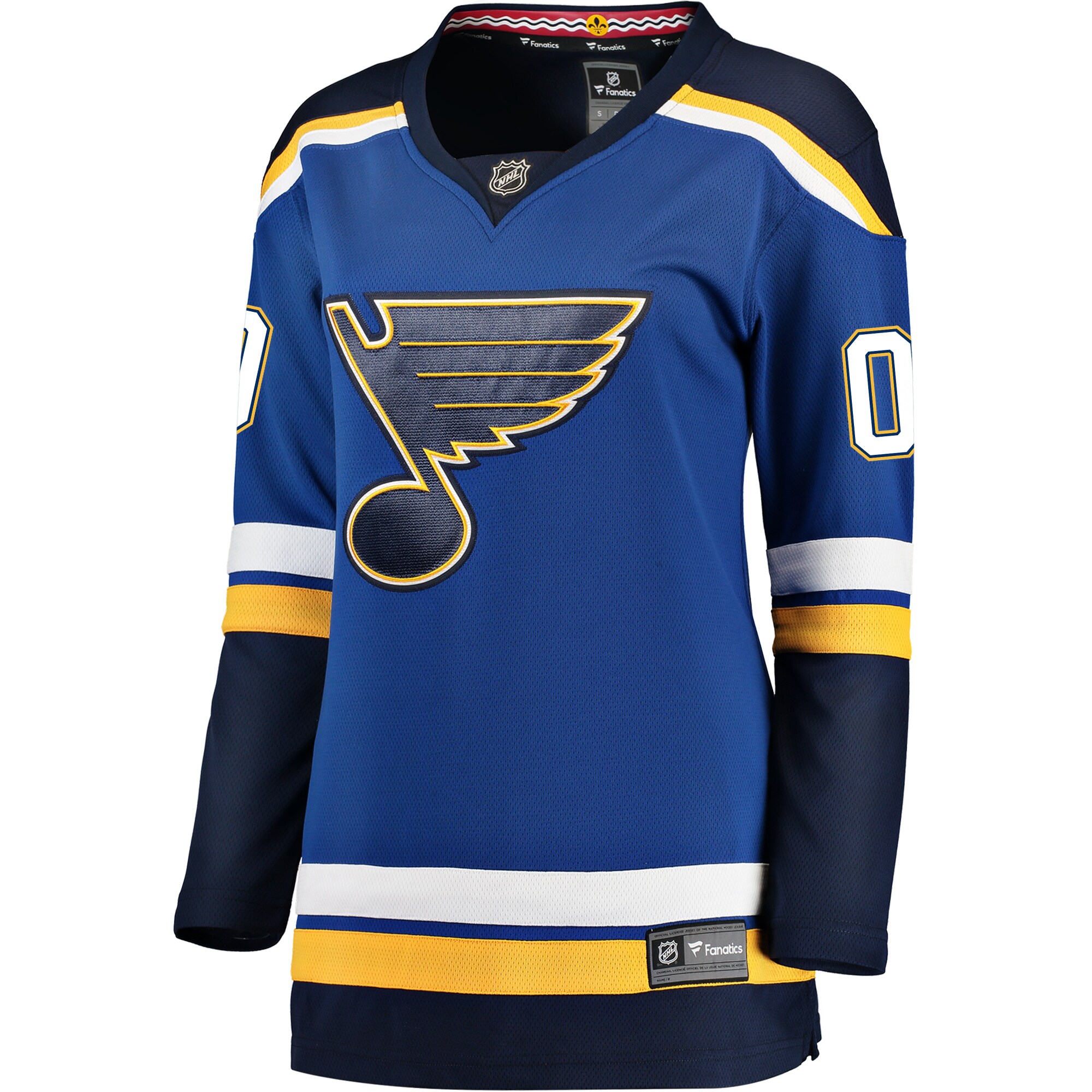 St. Louis Blues Fanatics Women's Home Breakaway Custom Jersey - Blue