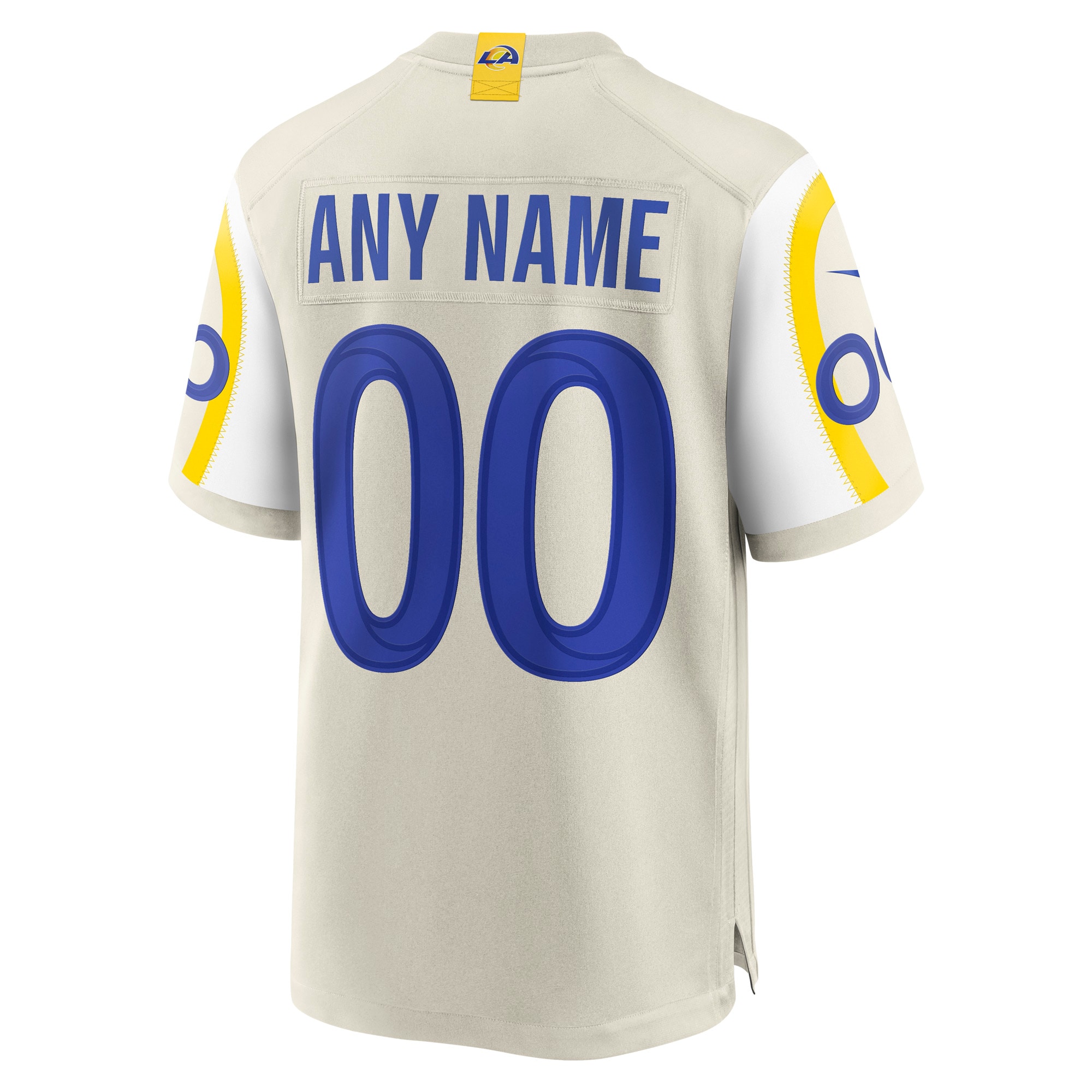 Los Angeles Rams Custom Game Jersey - Bone