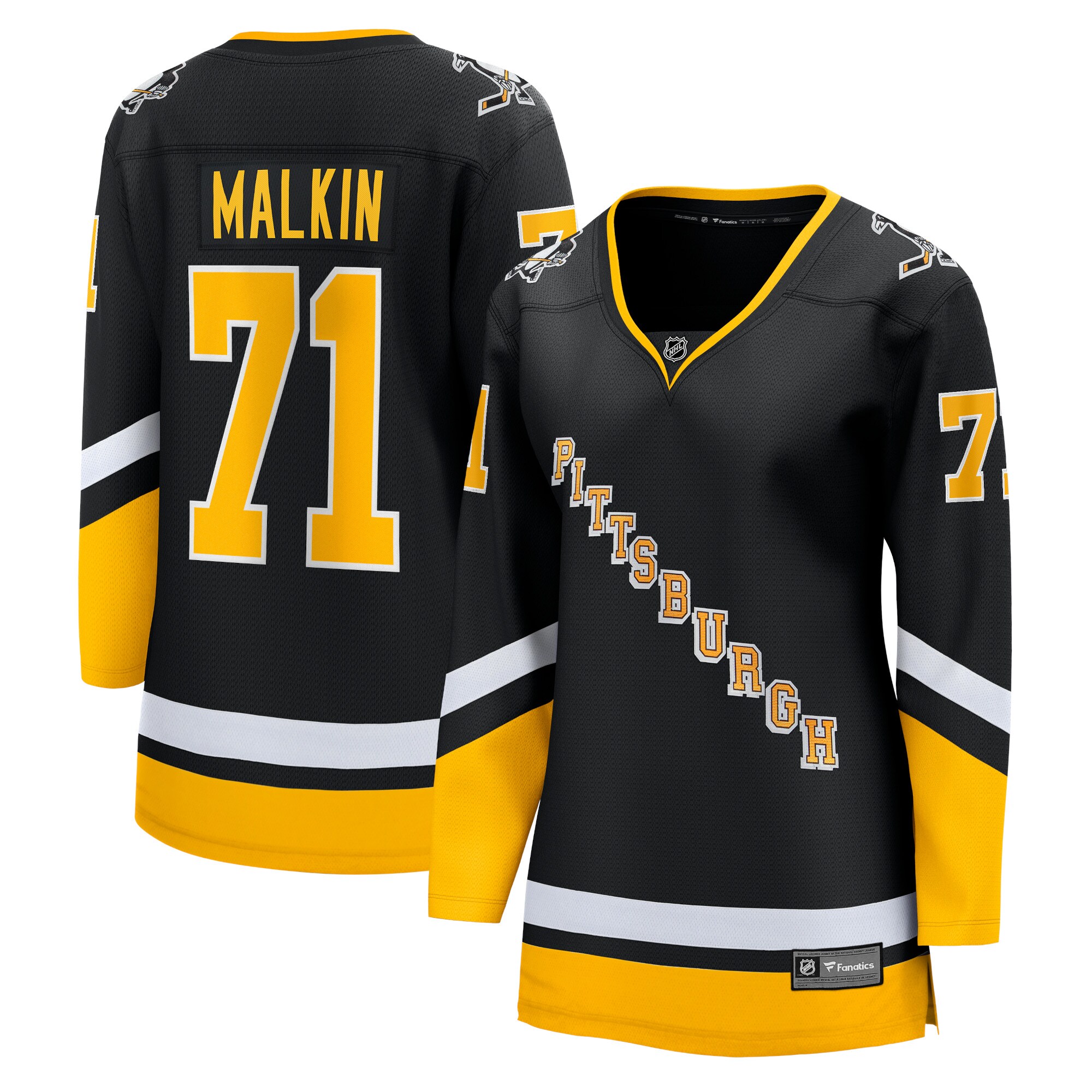 Evgeni Malkin Pittsburgh Penguins Fanatics Women's Alternate Premier Breakaway Player Jersey - Black