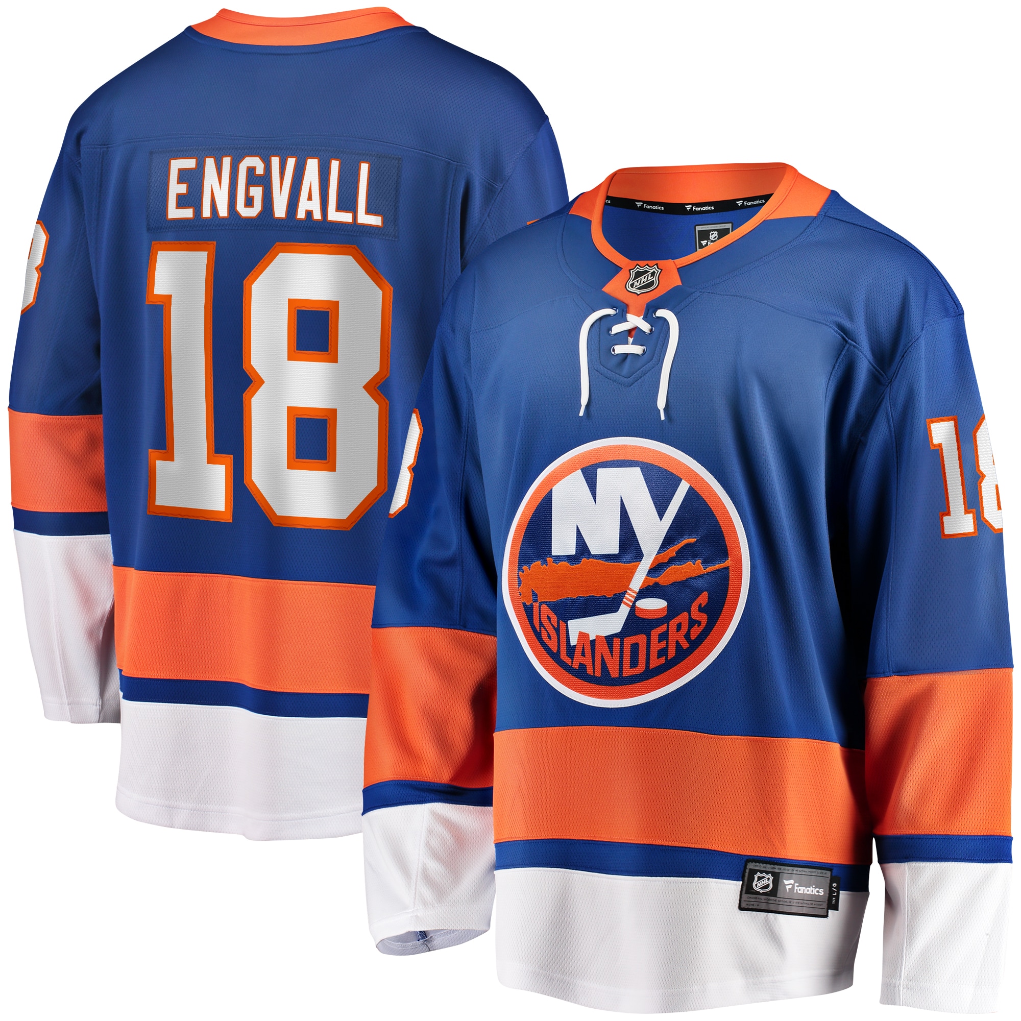Pierre Engvall New York Islanders Fanatics Home Premier Breakaway Player Jersey - Blue