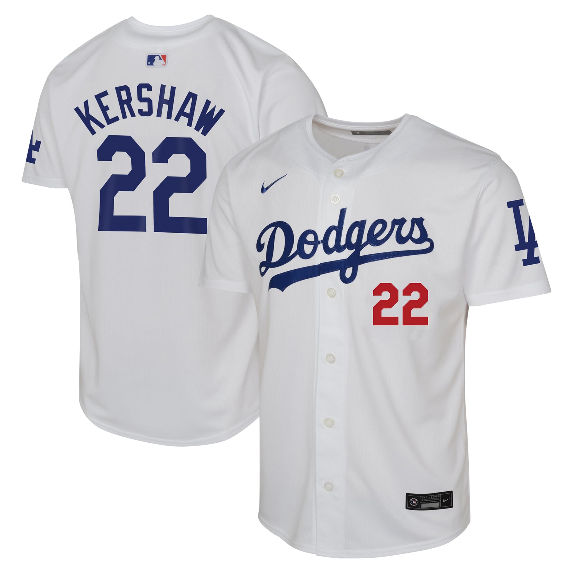 Clayton Kershaw Los Angeles Dodgers  Youth Home Limited Jersey\u00c2\u00a0\u00e2\u20ac\u201c White