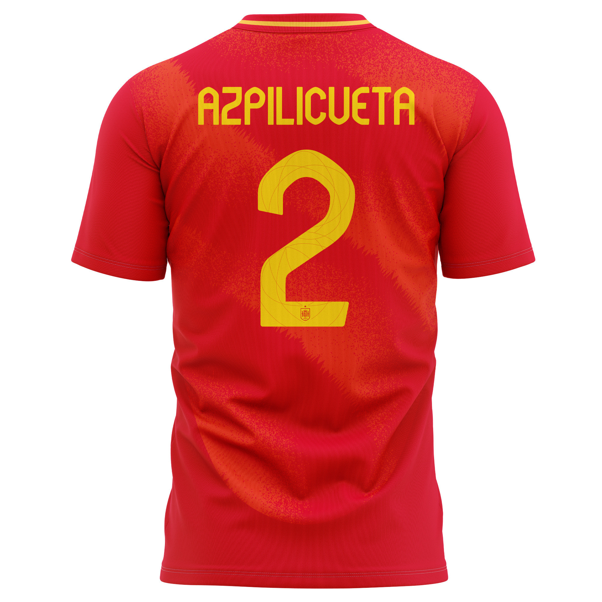César Azpilicueta 2 Spain National Team 2024 Home Kits AOP T-shirt - Red