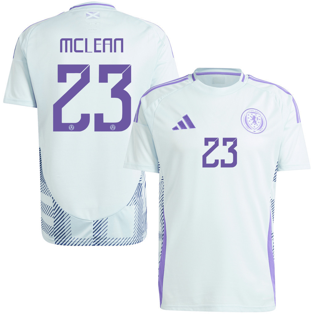 Kenny McLean 23 Scotland National Team 2024 Away Men Jersey - White