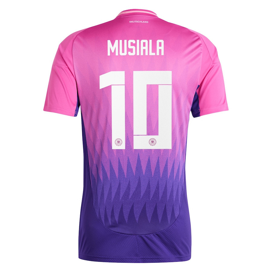 Jamal Musiala 10 Germany National Team 2024 Away Men Jersey - Pink