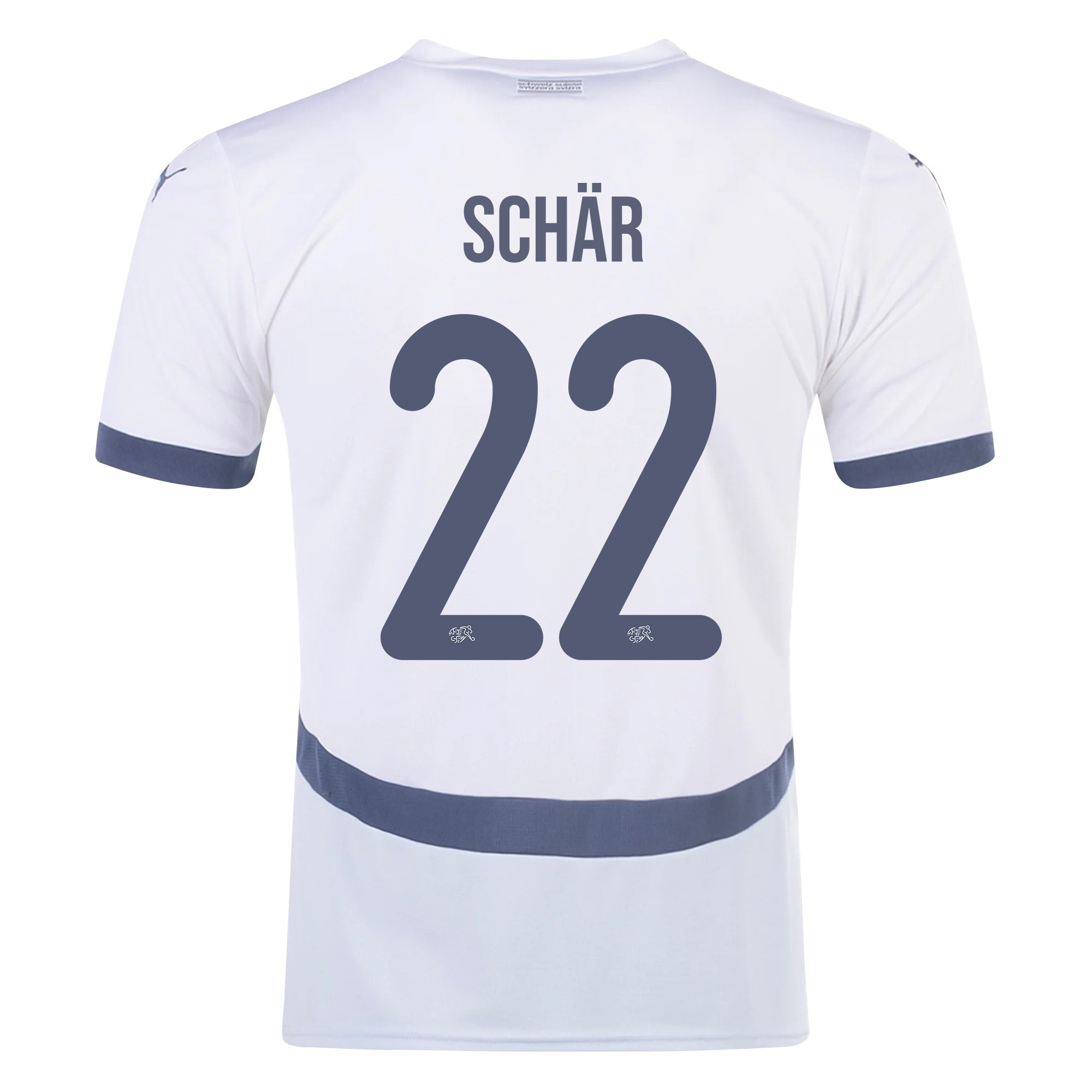 Fabian Schär 22 Switzerland National Team 2024/25 Away Men Jersey - White