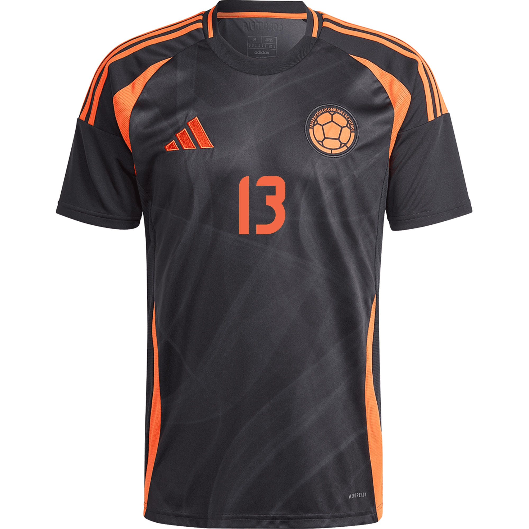 Yerry Mina 13 Colombia National Team 2024 Away Men Jersey - Black