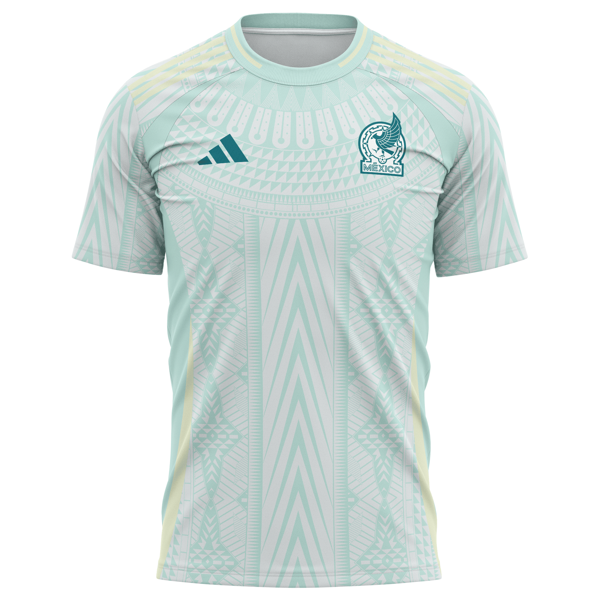 Mexico National Team 2024 Away Kits AOP T-shirt - Green