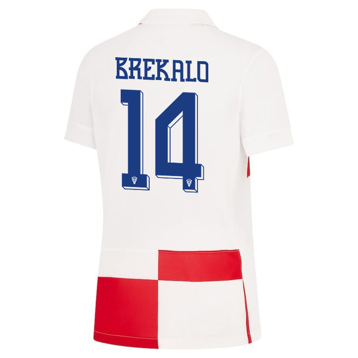 Marko Livaja 14 Croatia National Team 2024 Home WOMEN Jersey - White