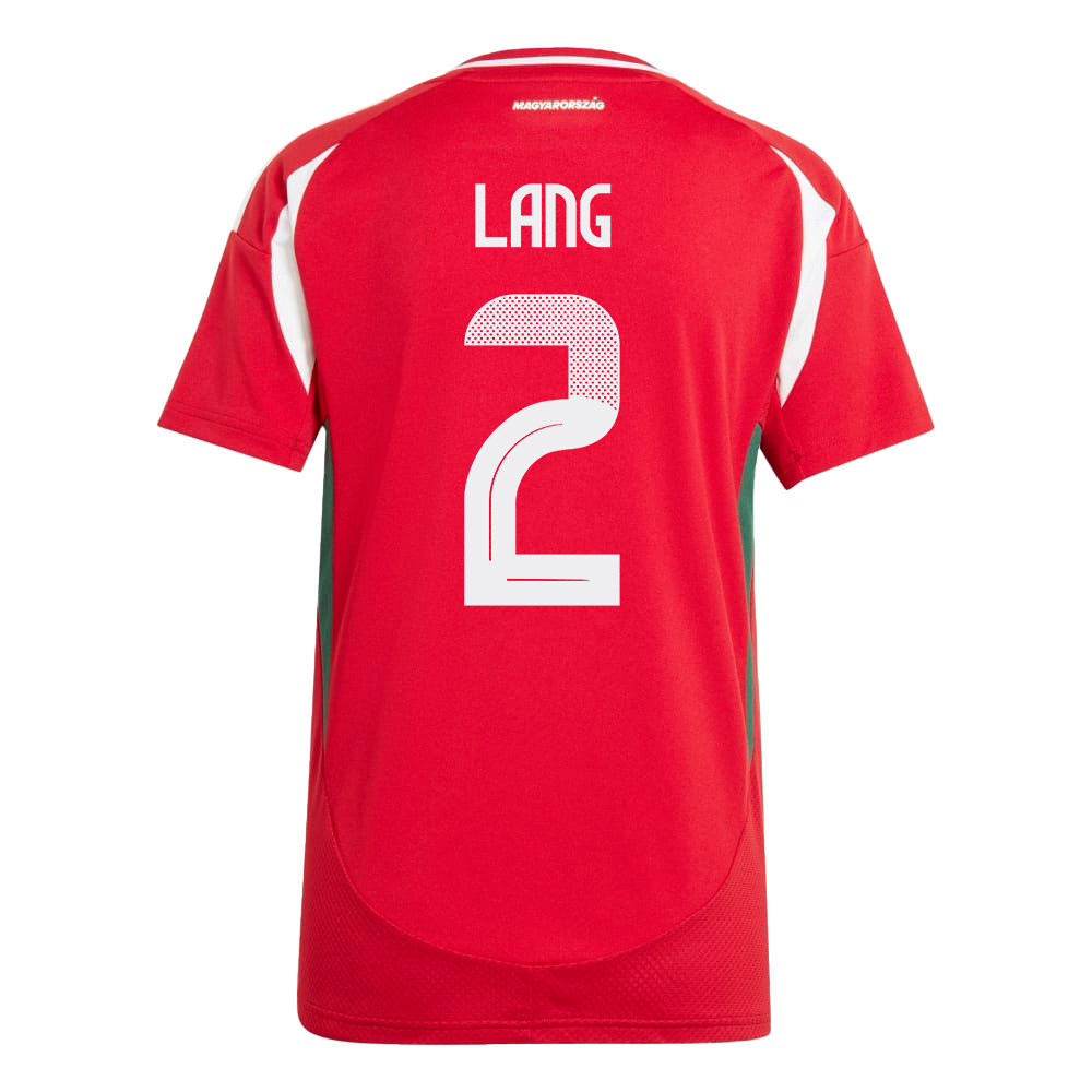 Ádám Lang 2 Hungary National Team 2024/25 Home WOMEN Jersey - Red